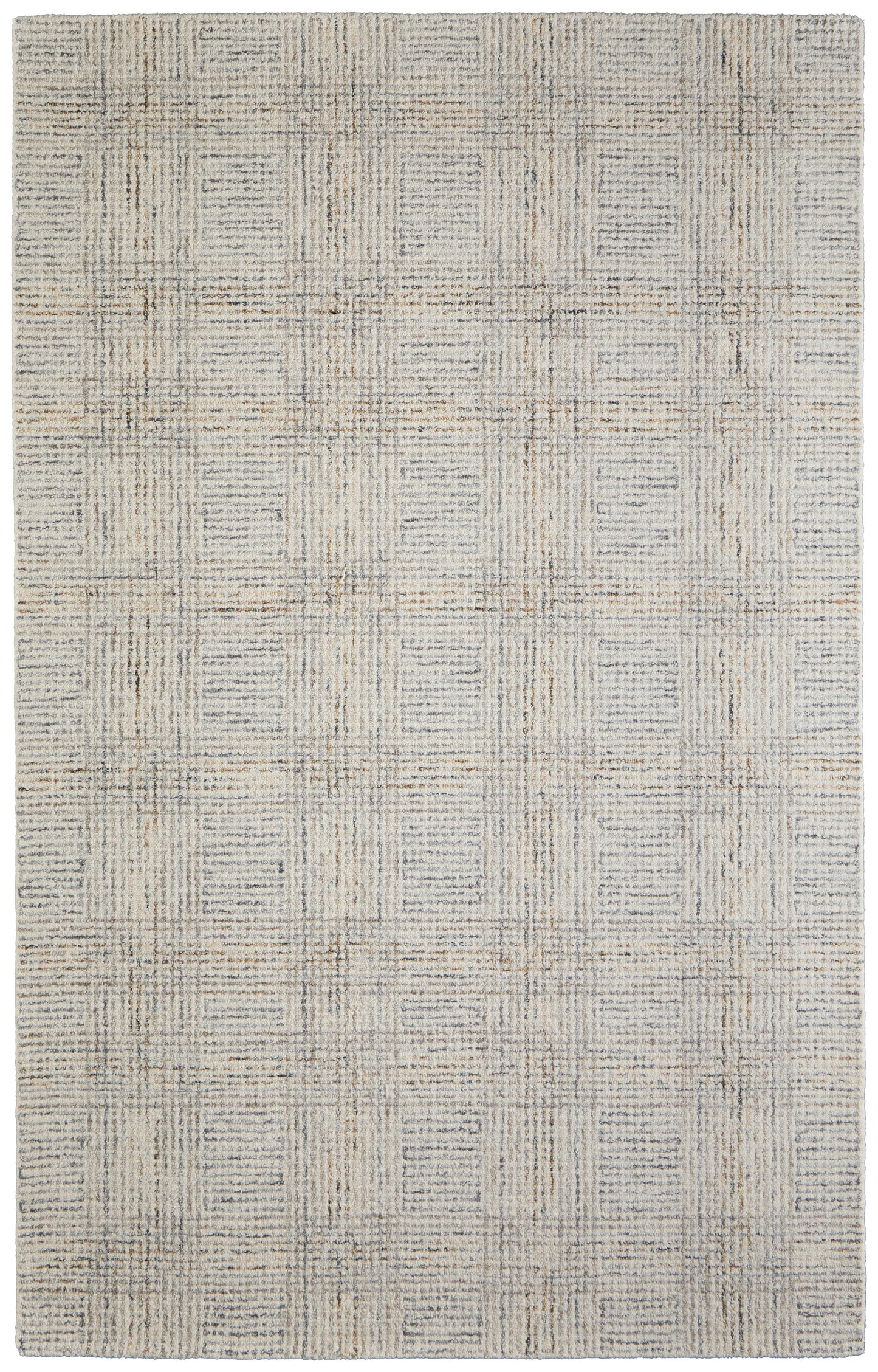 Belfort Transitional/Casual/Industrial Ivory/Gray/Tan Area Rug