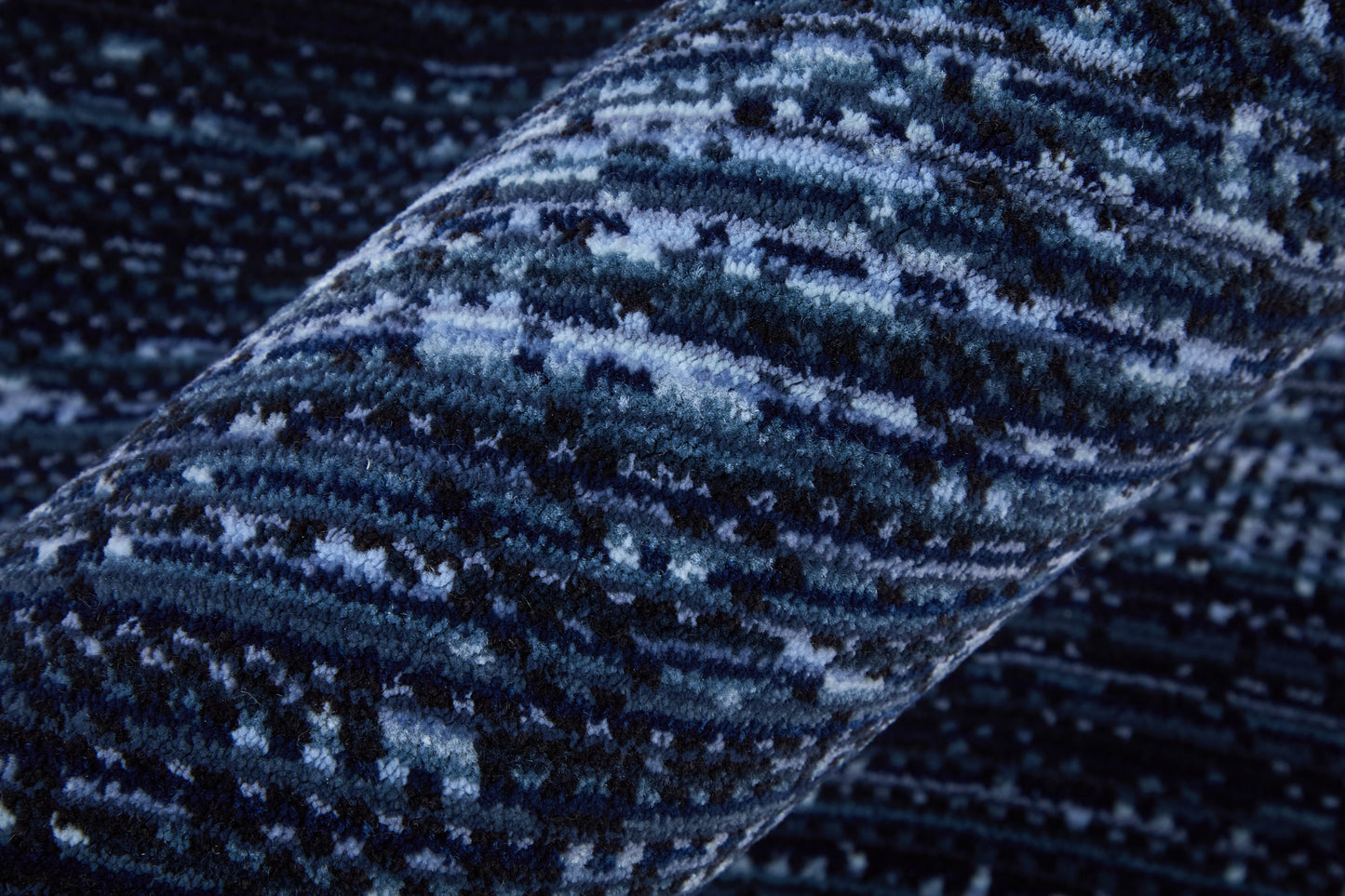 Deja Modern/Casual Blue/Black Runner  Feizy Rugs Small Parcel,Feizy Rugs,Deja,Blue/Black,2'6" x 7'3",Runner,Polypropylene/Polyester,Modern/Casual,Turkey