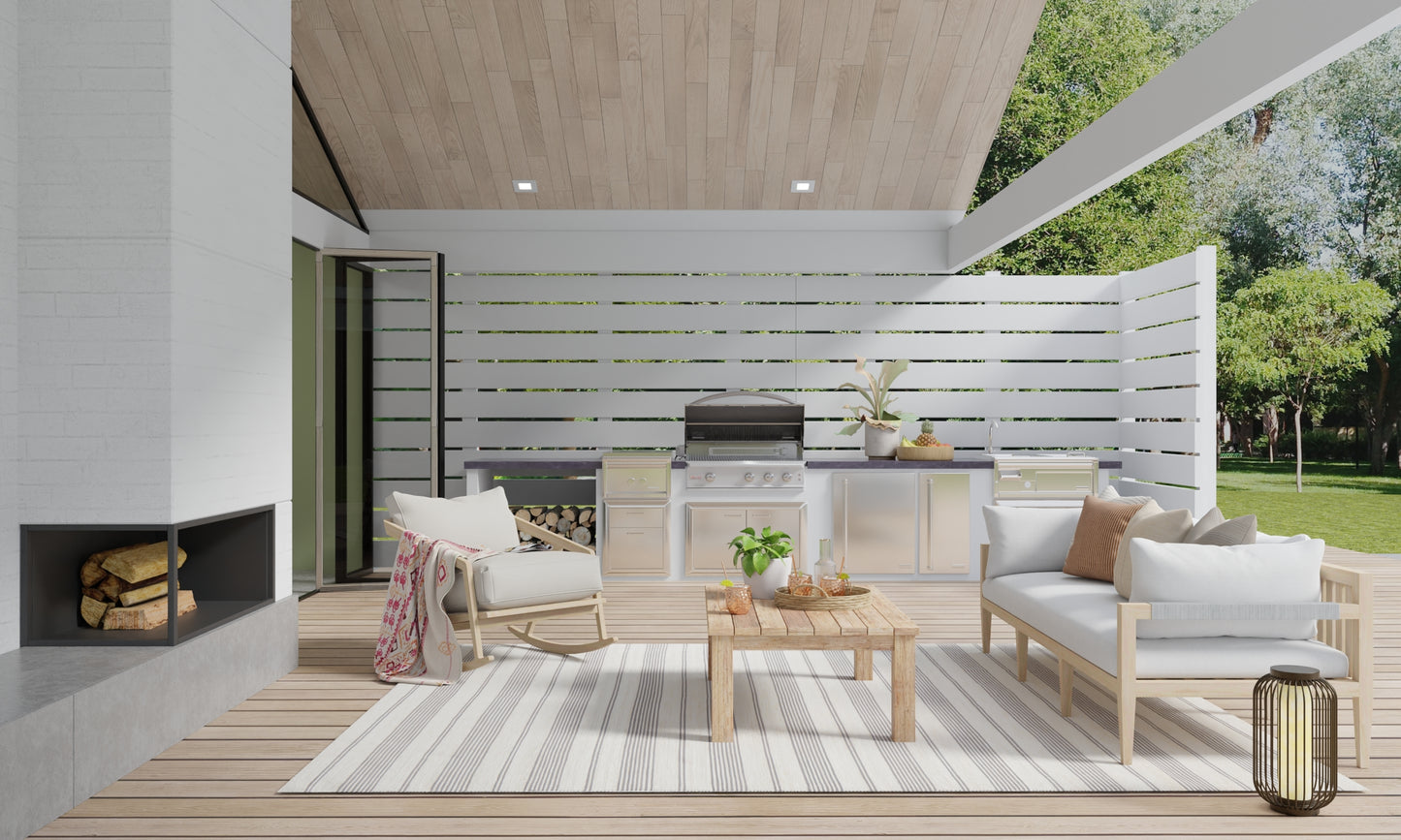 Duprine Transitional/Casual/Nautical & Coastal Stripes/Geometric Gray/Ivory - Feizy Rug