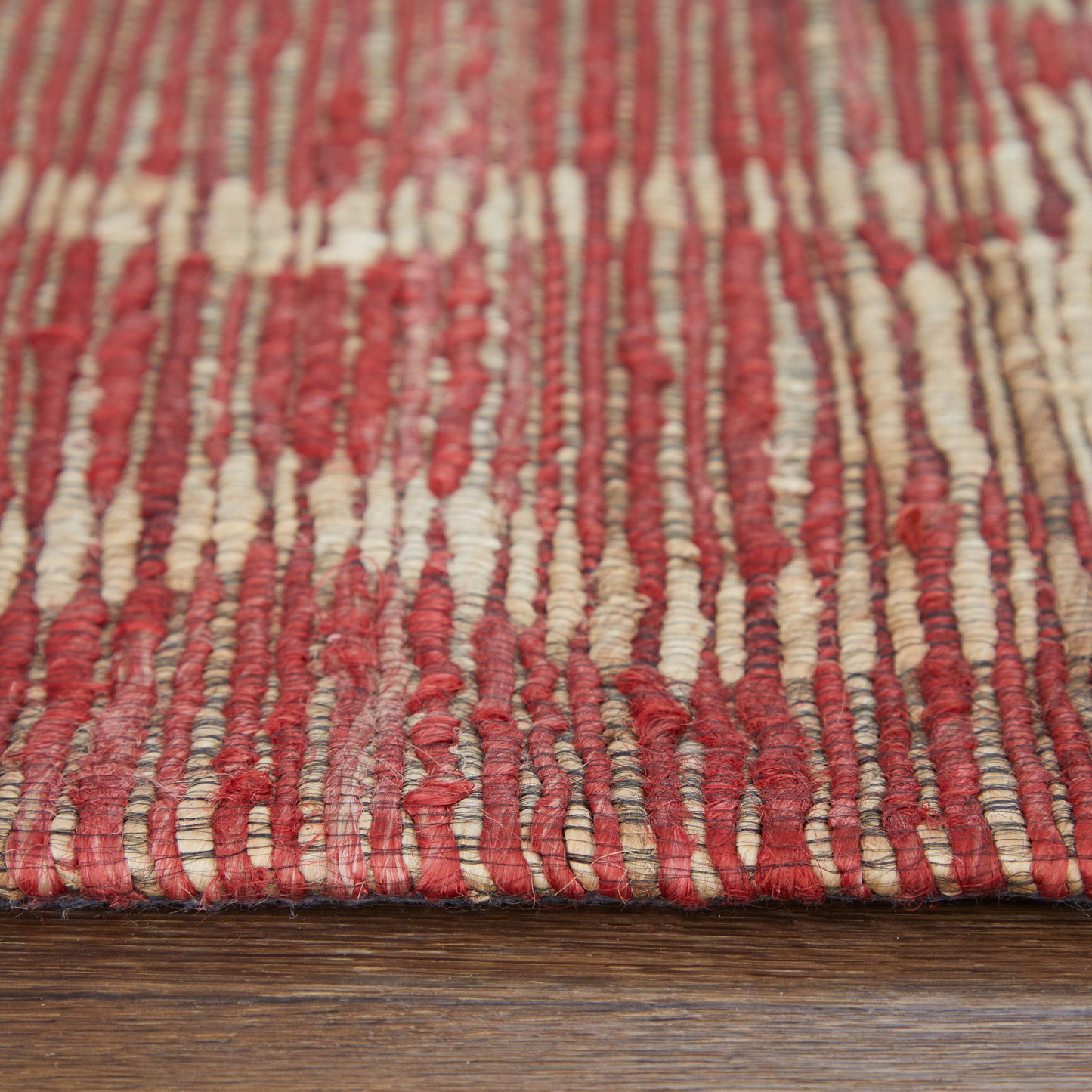 Lilliana Transitional/Bohemian & Eclectic/Casual Geometric/Ikat/Damask Red/Tan - Feizy Rug
