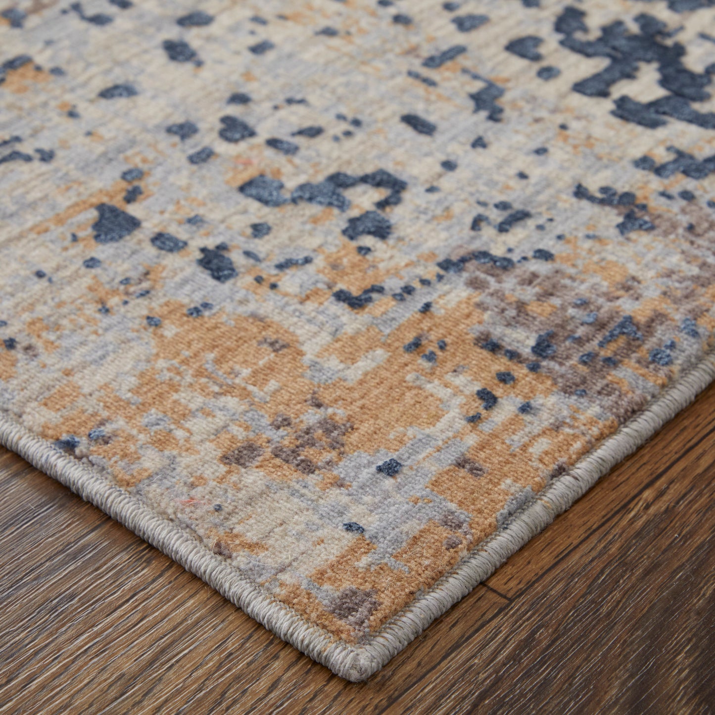 Pryor Modern/Casual/Bohemian & Eclectic Blue/Tan/Brown Area Rug