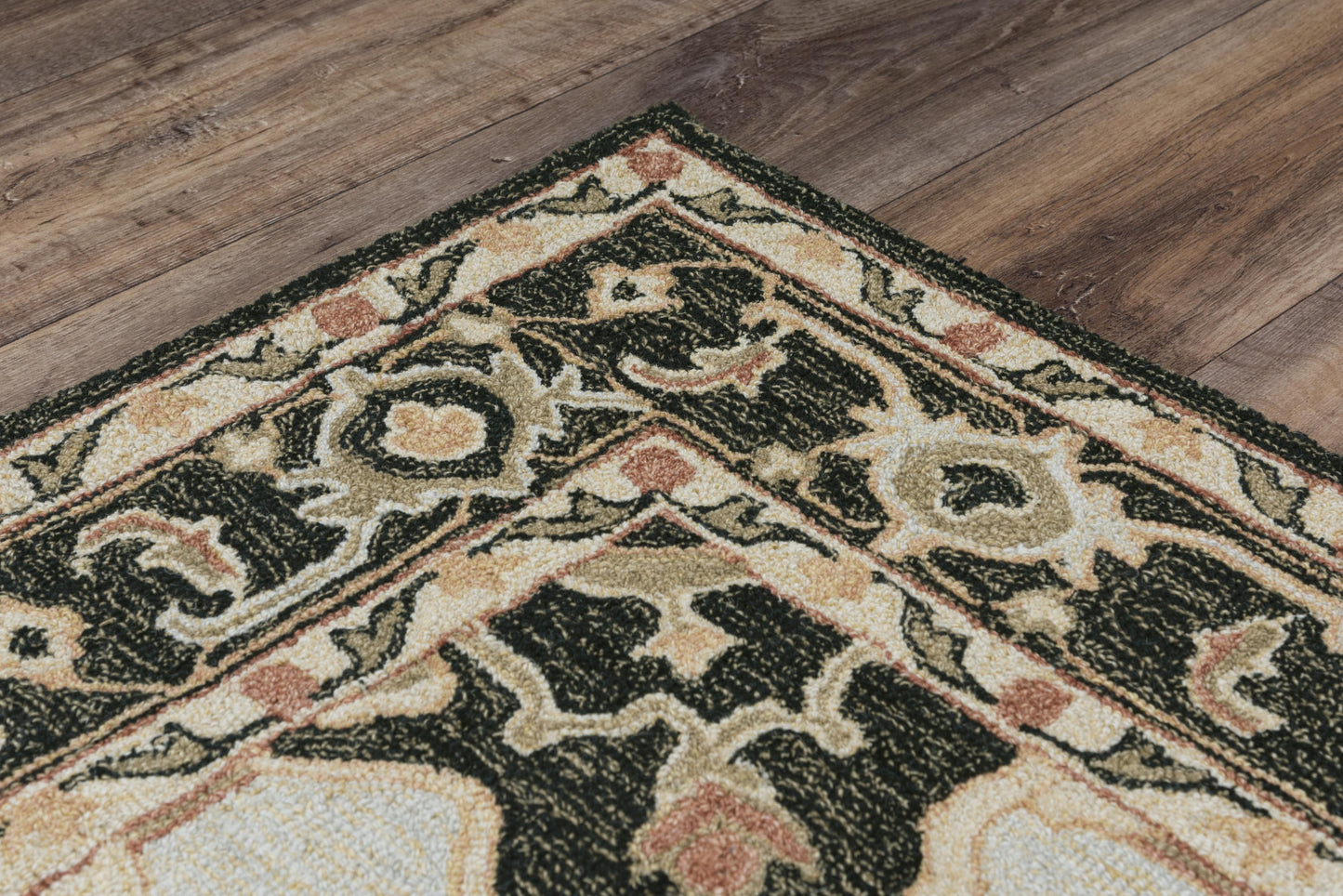 Conley A01102 Black Hand-Tufted Rug - Rizzy