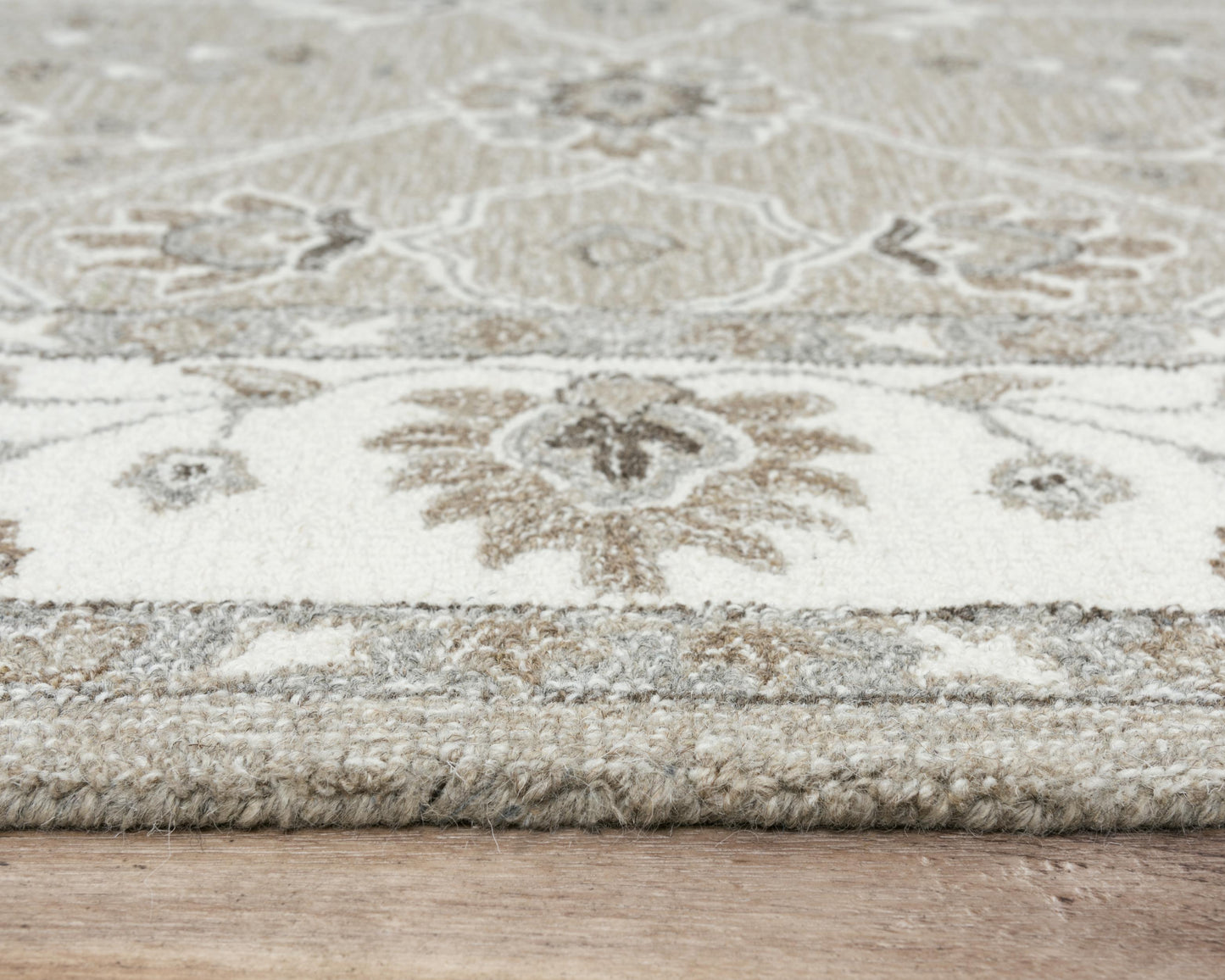 Conley A01106 Beige  Hand Tufted Rug - Rizzy