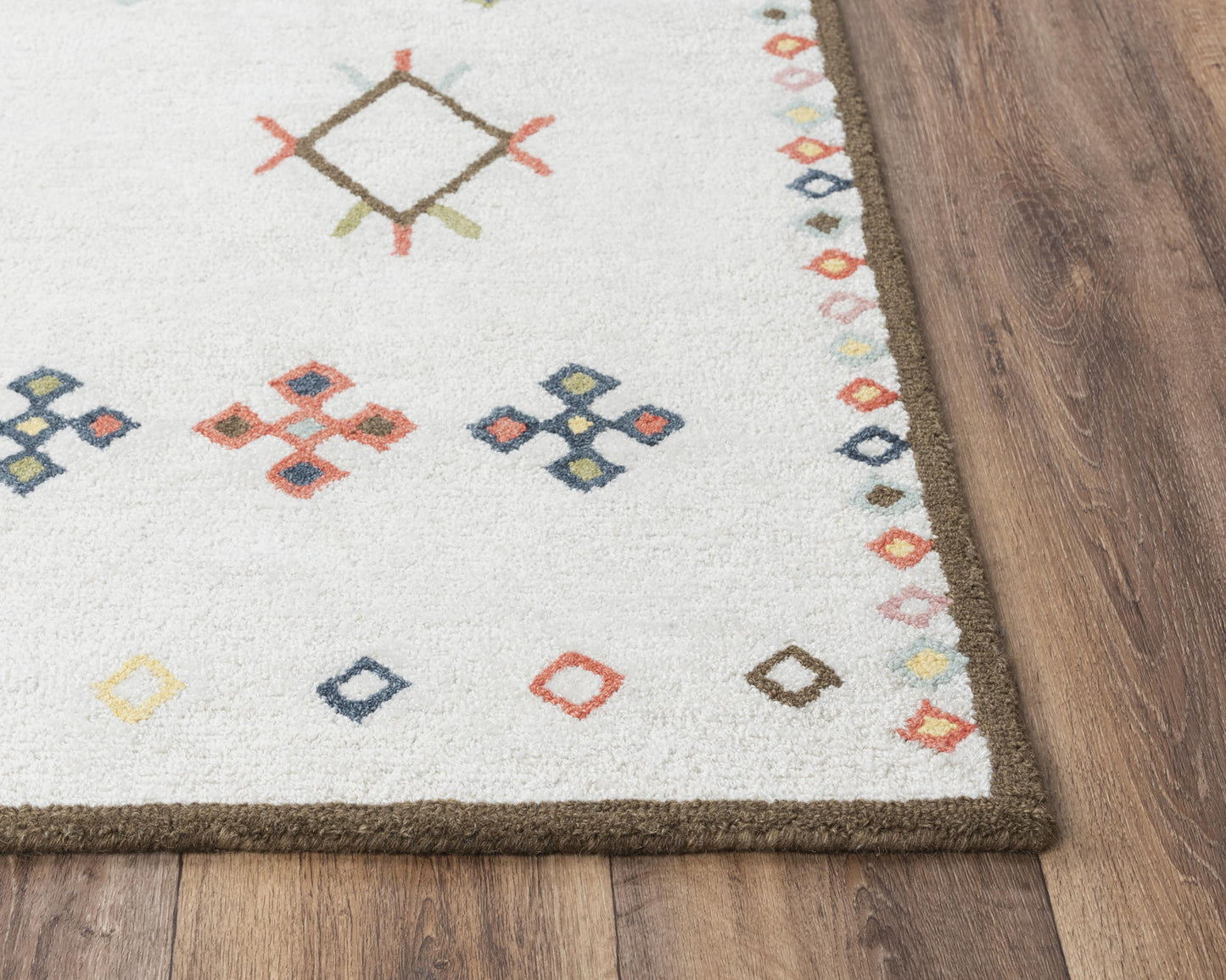 Catawba A02101 Beige/Multi Hand-Tufted Rug - Rizzy