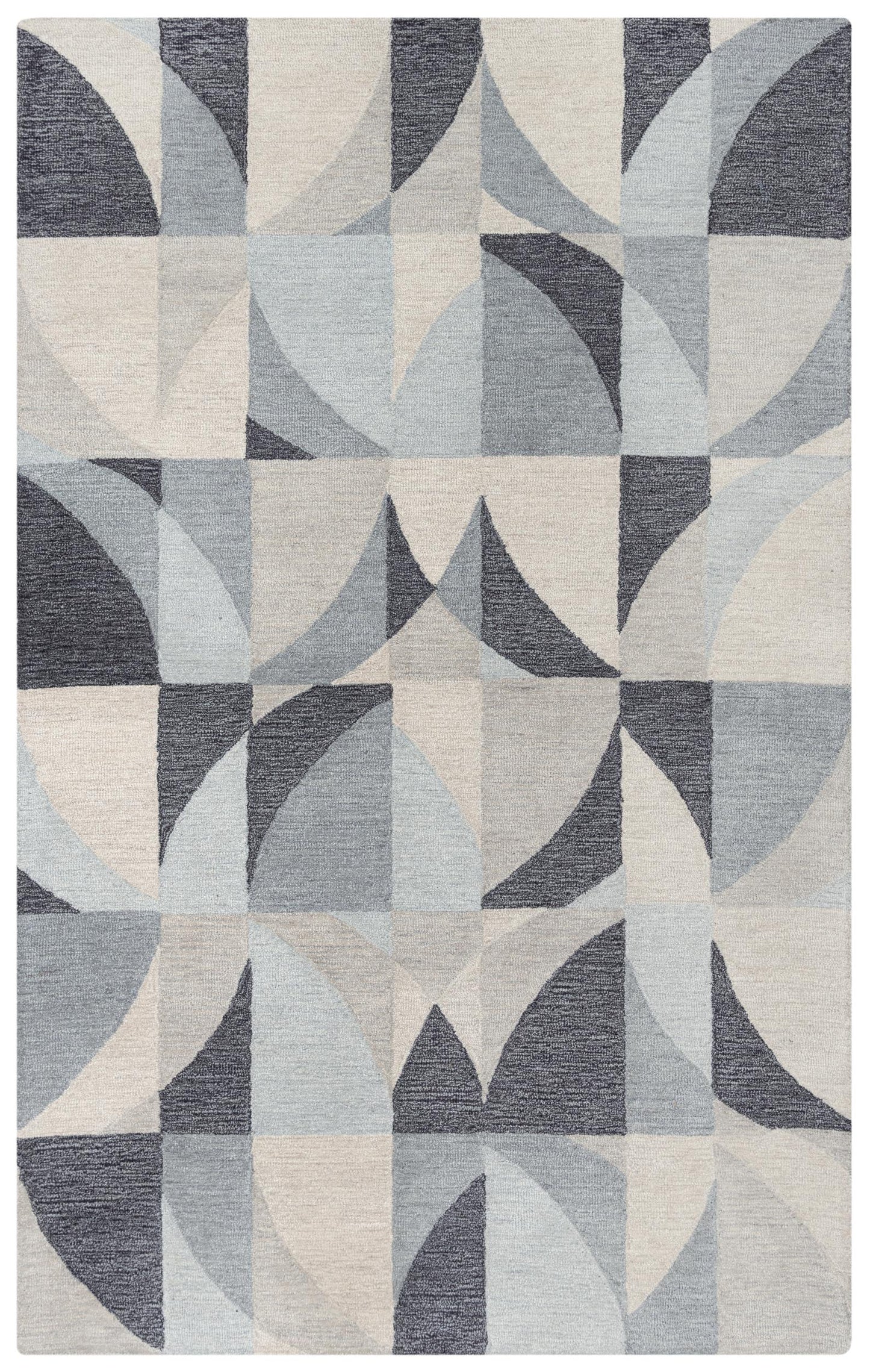 Midland A03102 Gray/Multi Hand-Tufted Rug - Rizzy