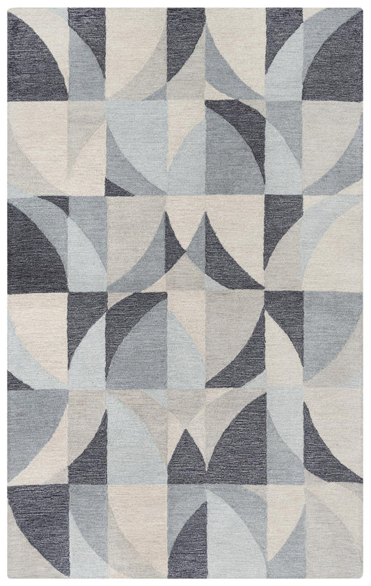 Midland A03102 Gray/Multi Hand-Tufted Rug - Rizzy