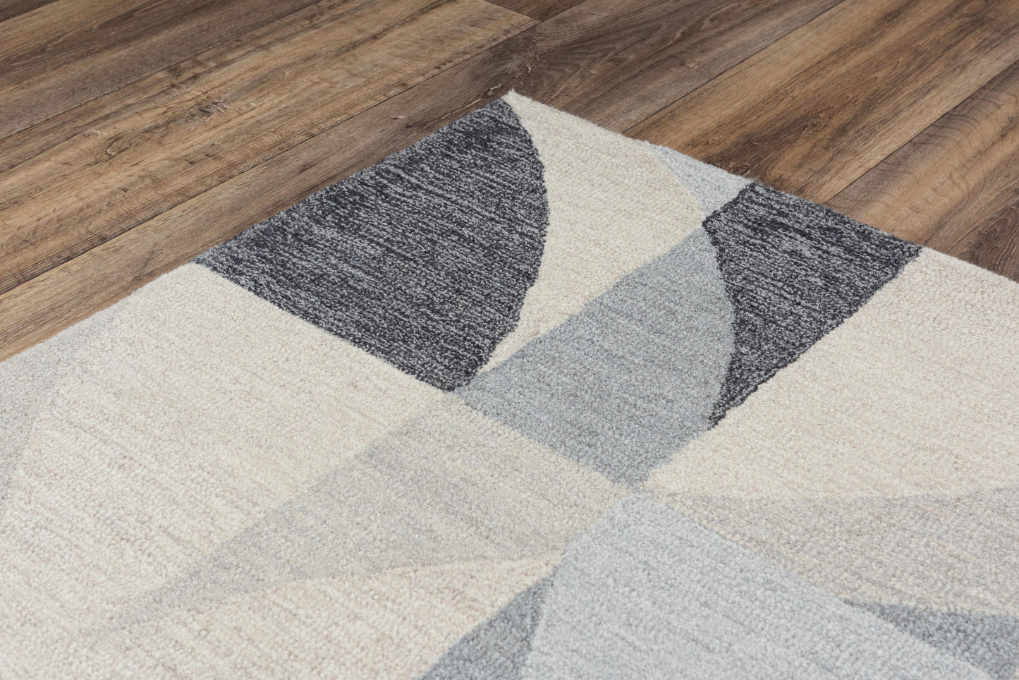 Midland A03102 Gray/Multi Hand-Tufted Rug - Rizzy