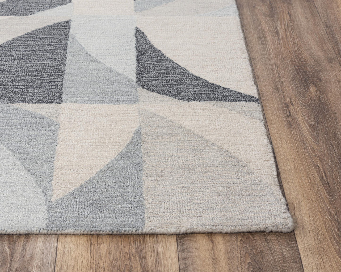 Midland A03102 Gray/Multi Hand-Tufted Rug - Rizzy