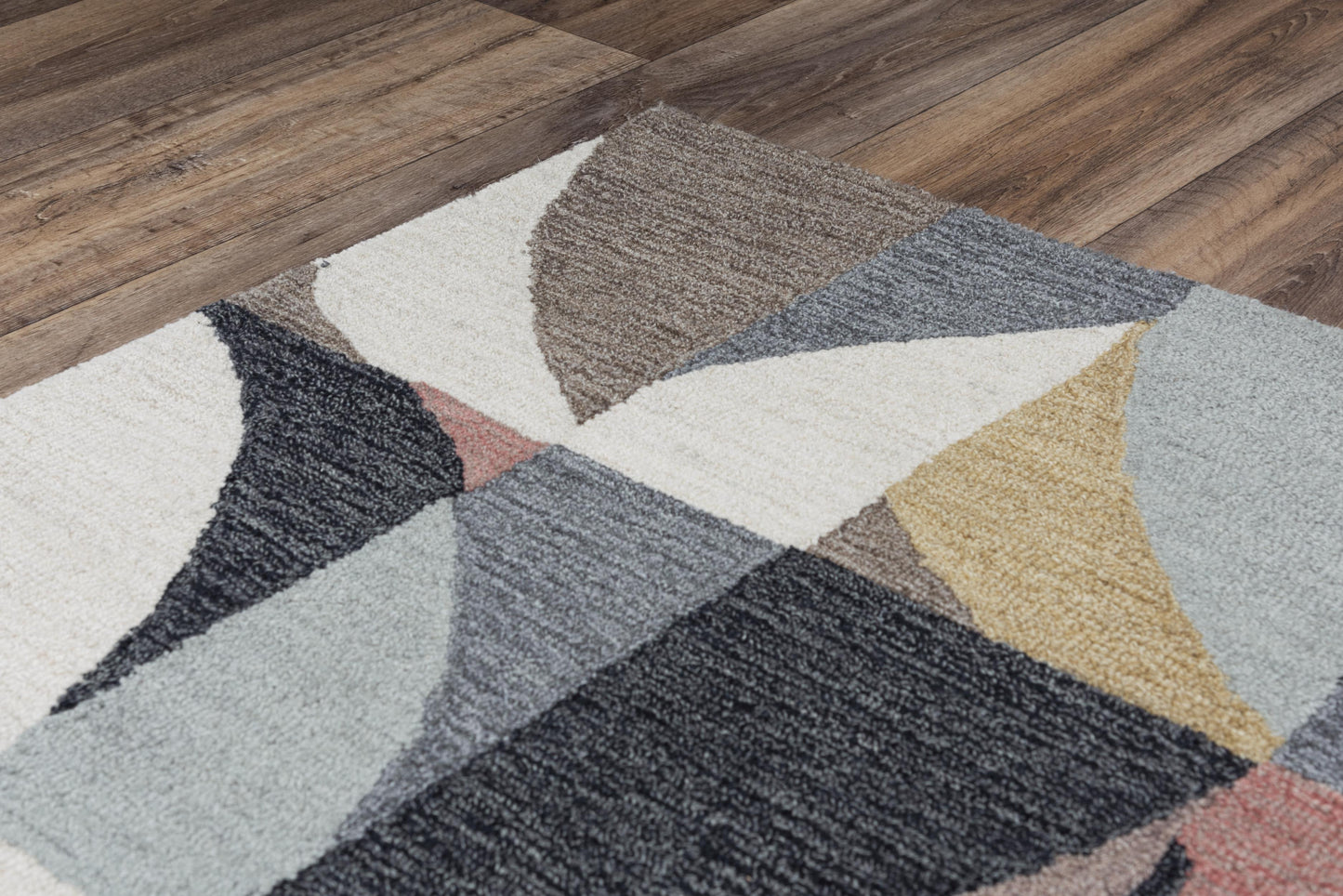 Midland A03103 Natural/Multi Hand-Tufted Rug - Rizzy