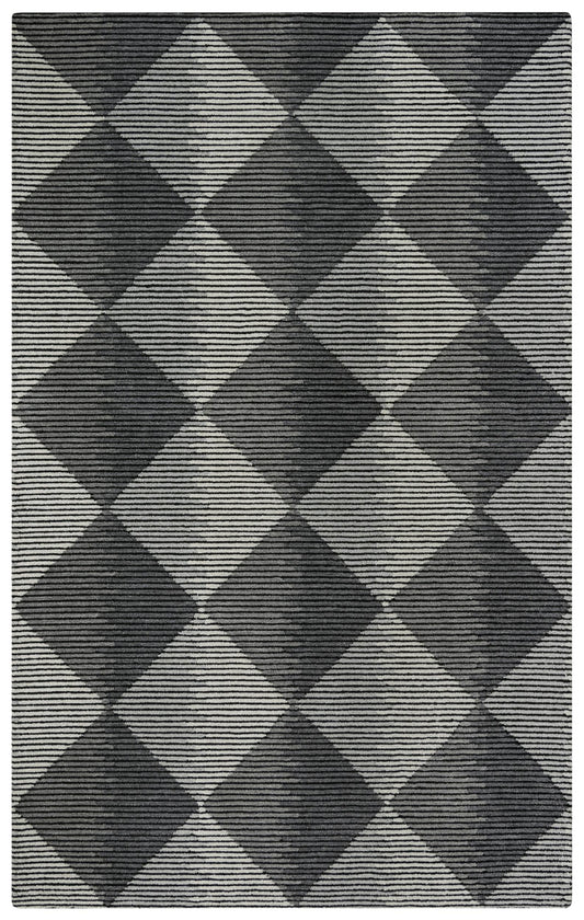 Addison A05101 Charcoal Hand-Tufted Rug - Rizzy