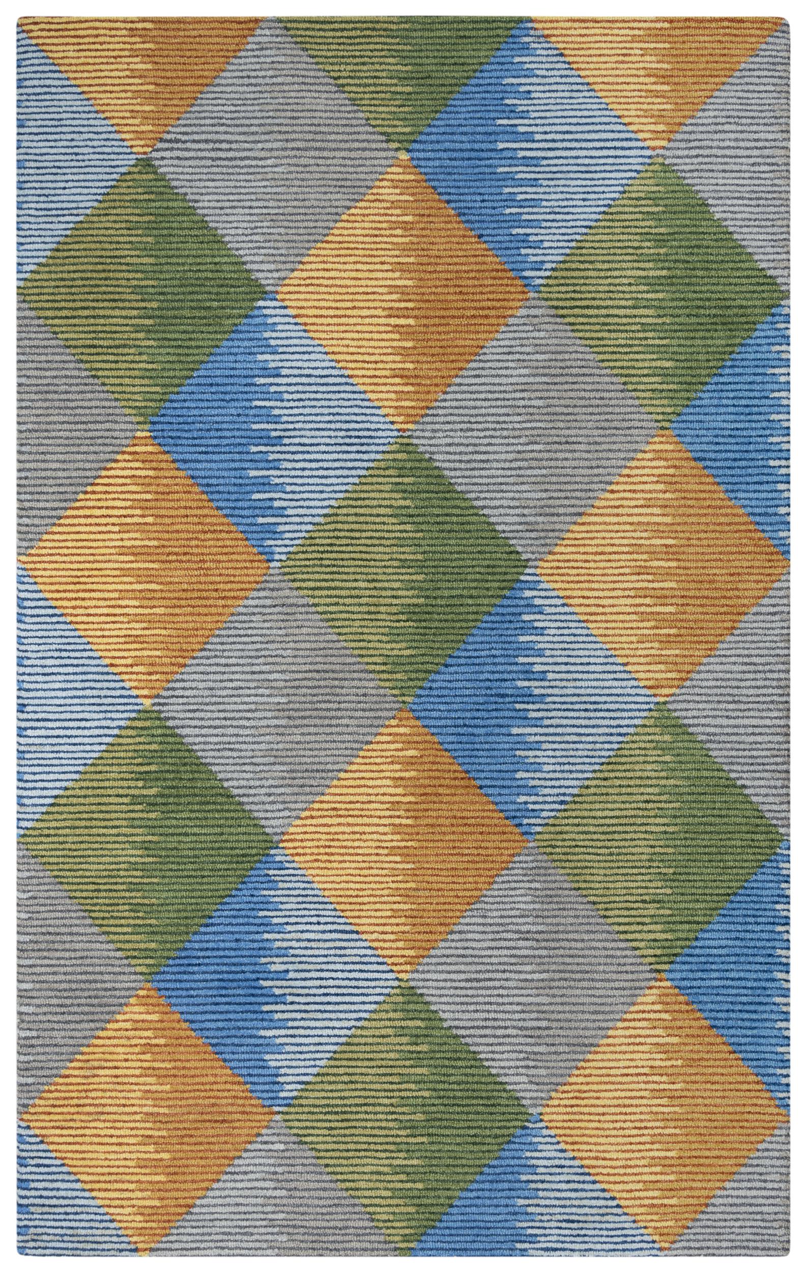Addison A05102 Multi Hand-Tufted Rug - Rizzy – Rug Gallery Outlet