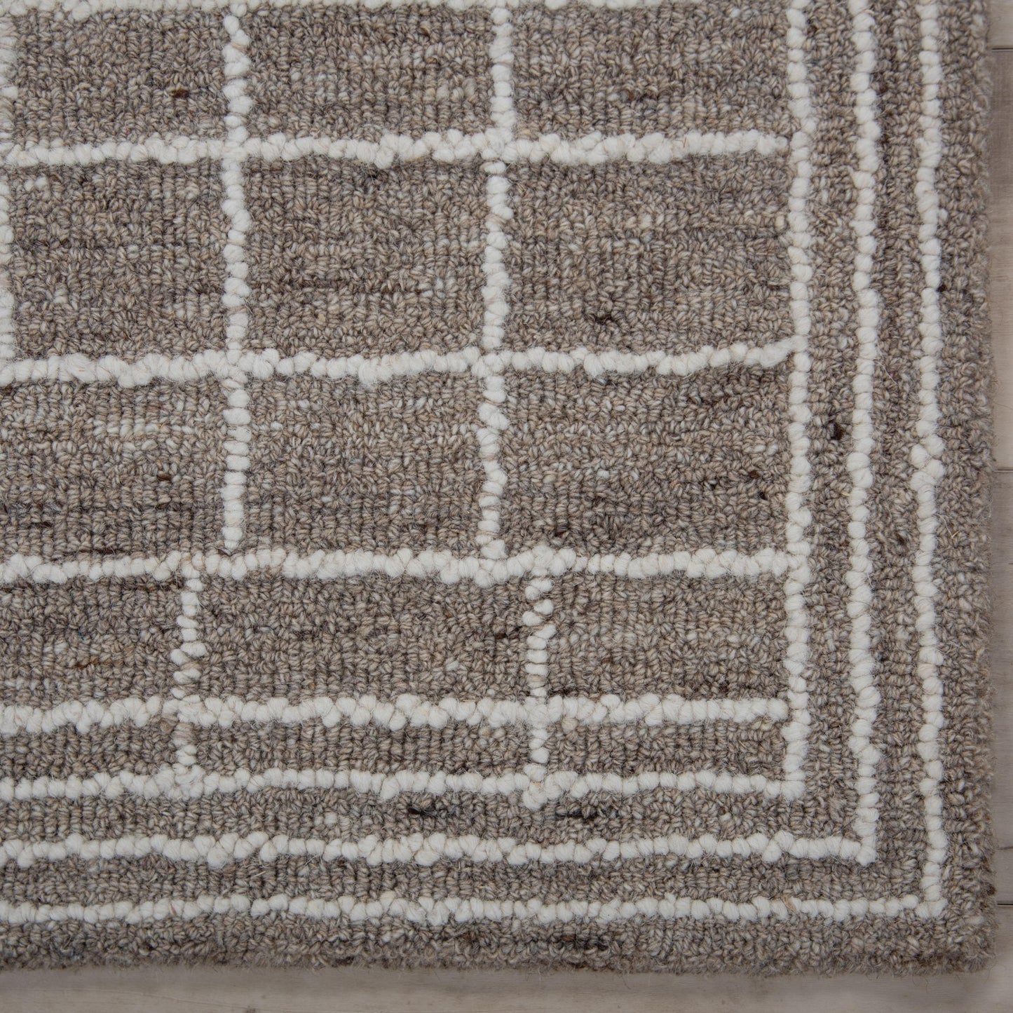 Lofton A07217 Brown Hand-Tufted Rug - Rizzy