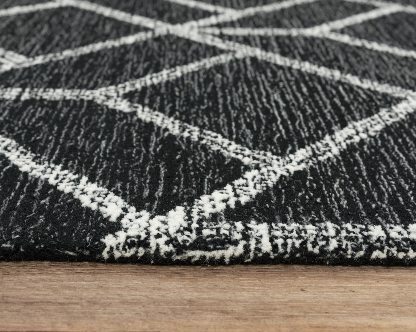 Avondale A08102 Charcoal/Ivory Hand-Tufted Rug - Rizzy