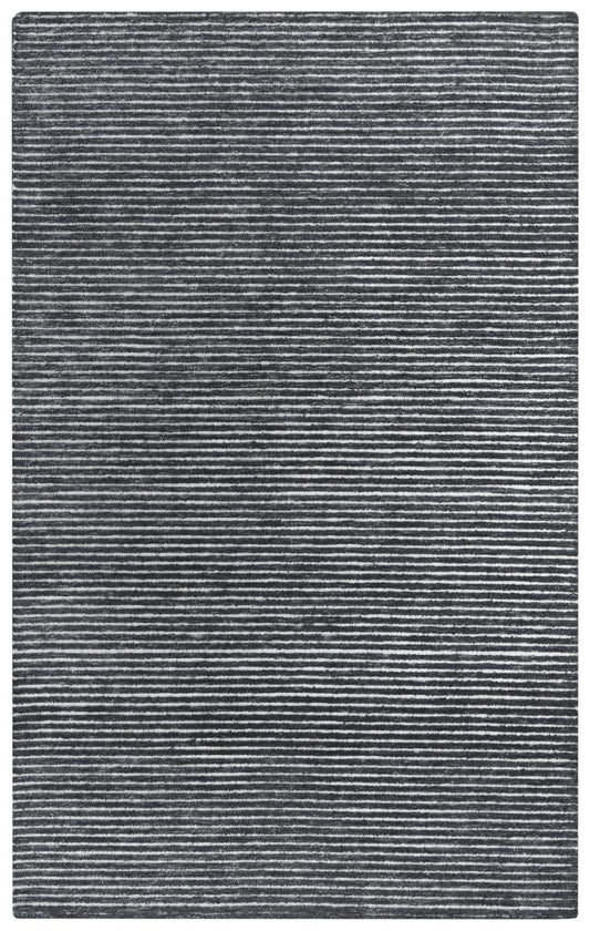 Vista A09104 Charcoal Hand-Tufted Rug - Rizzy