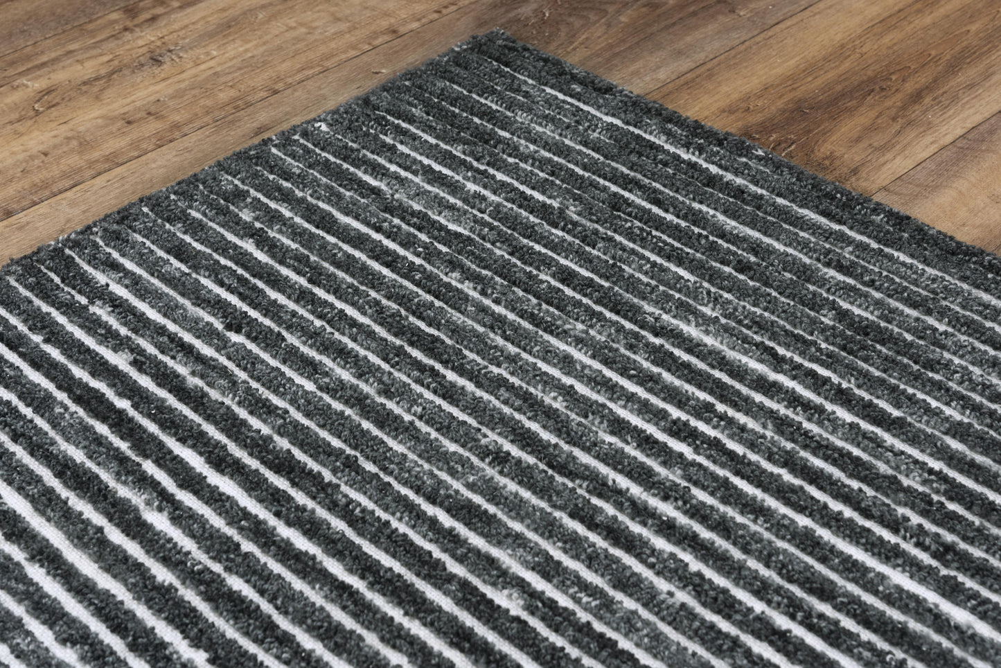 Vista A09104 Charcoal Hand-Tufted Rug - Rizzy