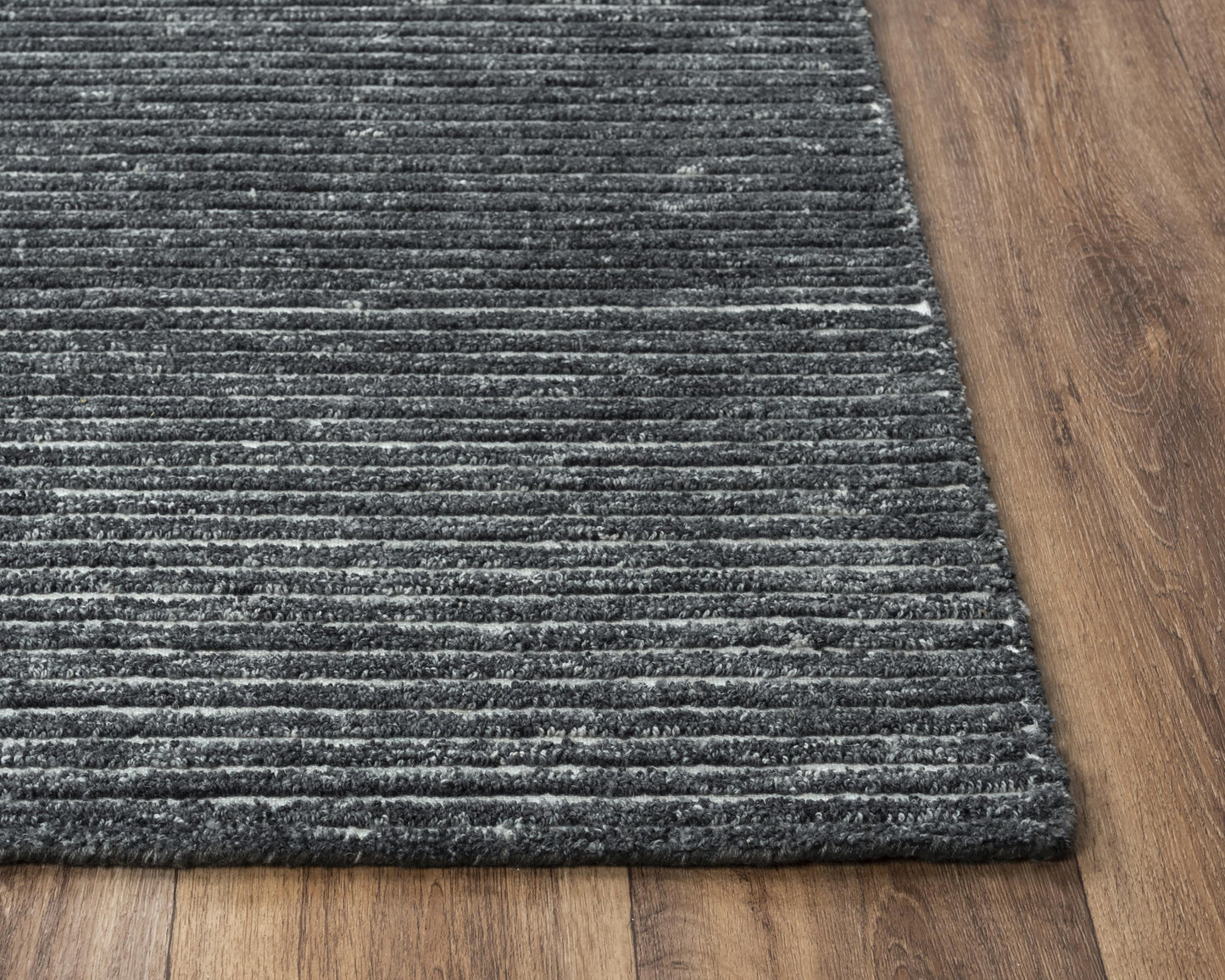 Vista A09104 Charcoal Hand-Tufted Rug - Rizzy