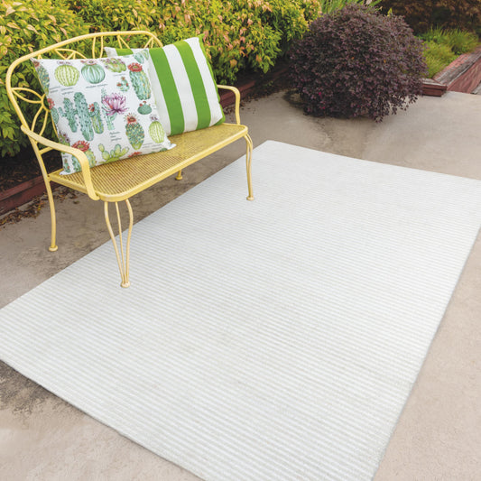 Vista A09106 White Hand-Tufted Rug - Rizzy