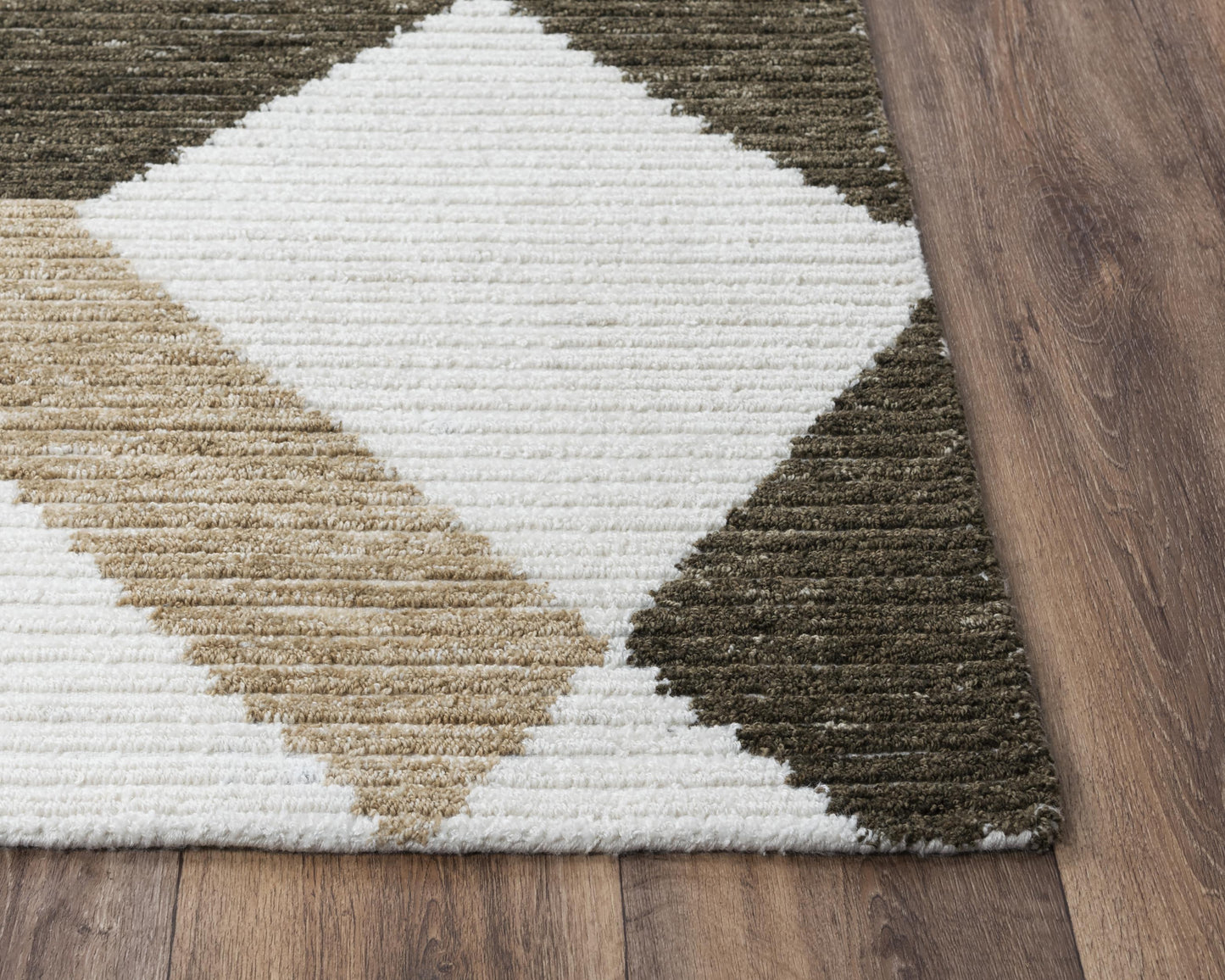 Vista A09107 Brown Hand-Tufted Rug - Rizzy