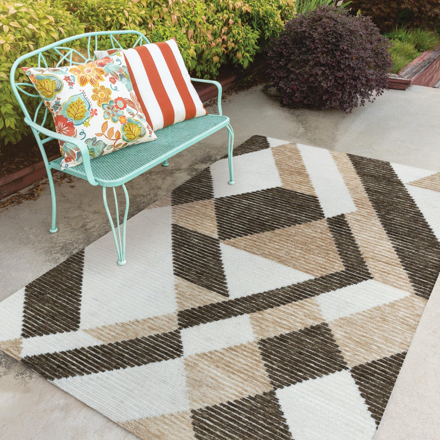 Vista A09107 Brown Hand-Tufted Rug - Rizzy