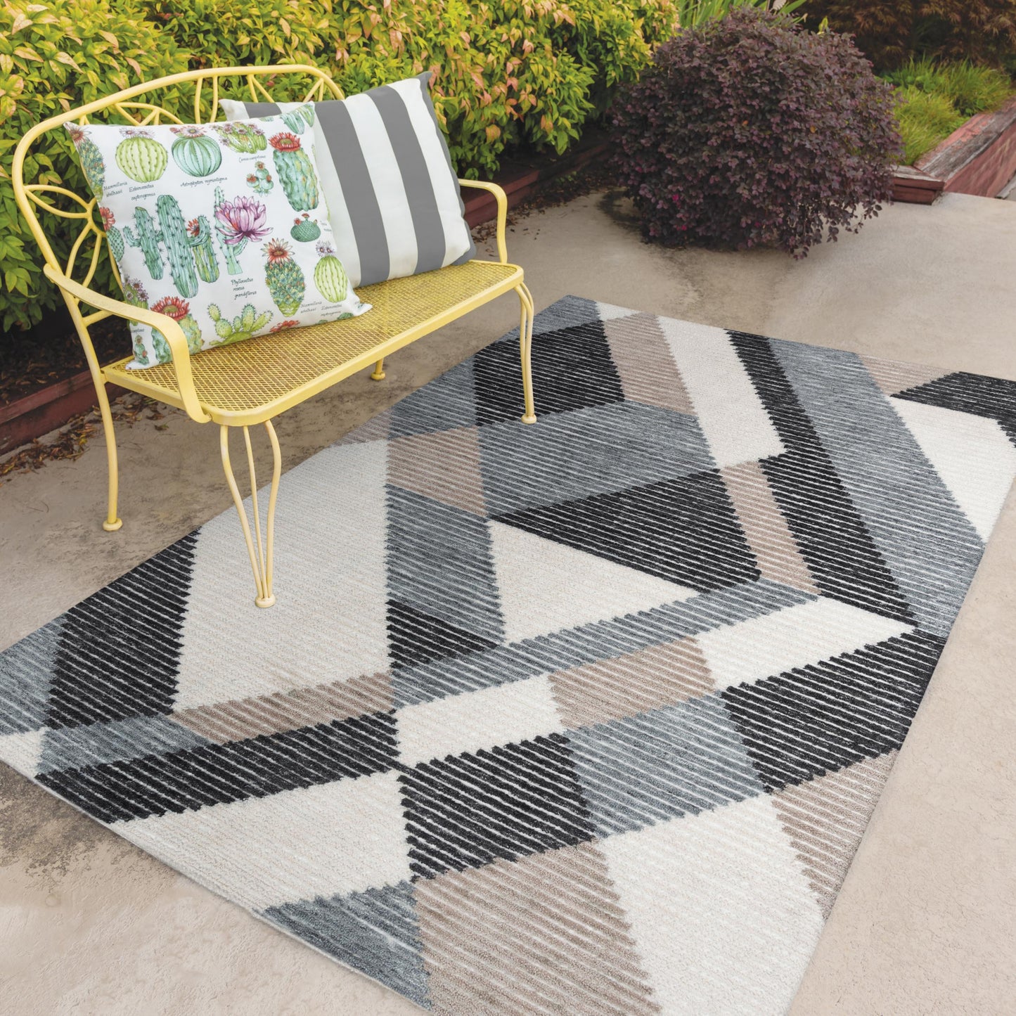 Vista A09108 Gray Hand-Tufted Rug - Rizzy