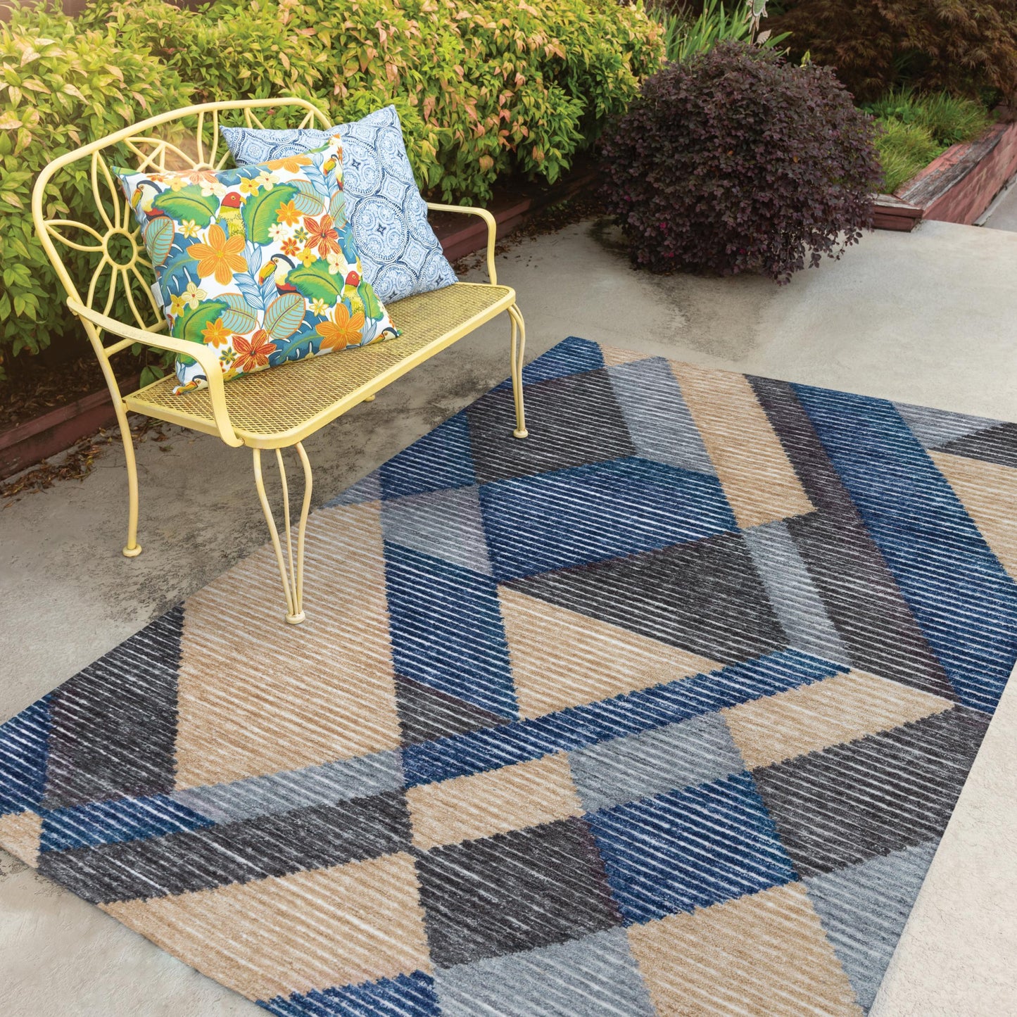 Vista A09109 Ivory/Multi Hand-Tufted Rug - Rizzy