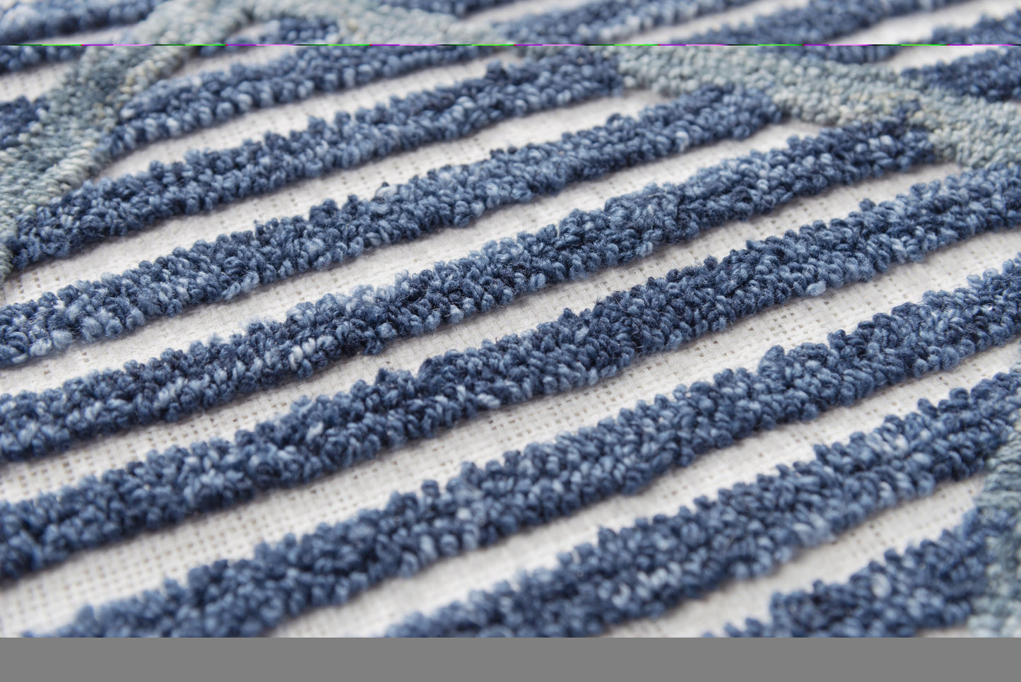 Vista A09110 Blue Hand-Tufted Rug - Rizzy