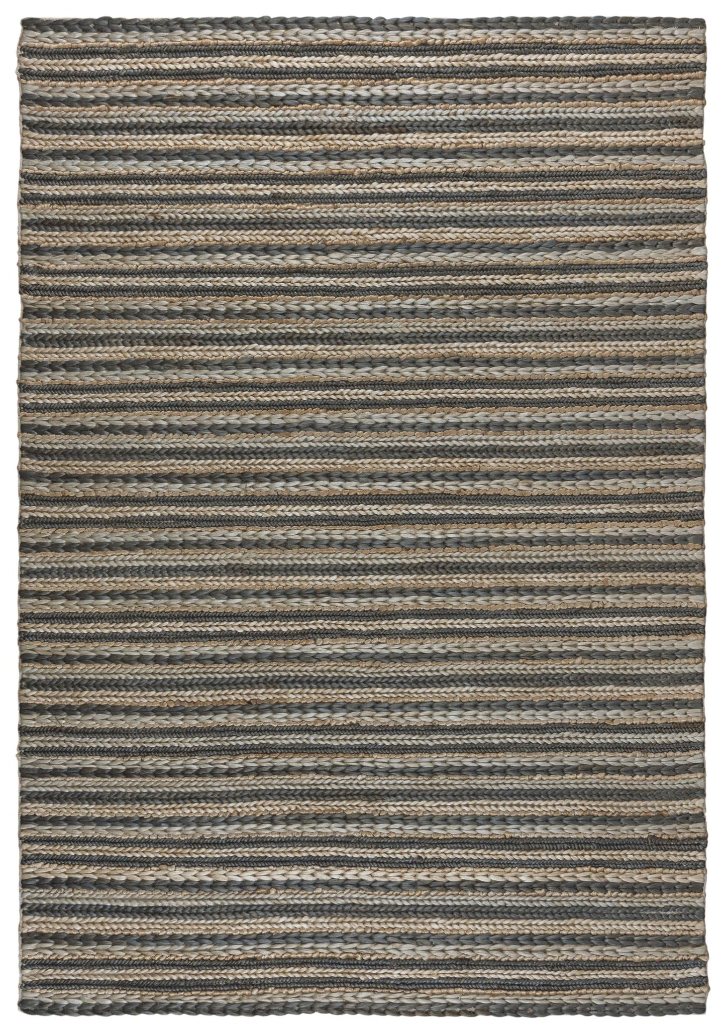 Madras A11998 Charcoal Hand-Woven Rug - Rizzy