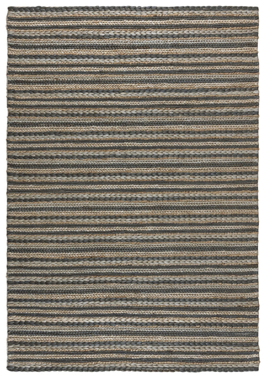Madras A11998 Charcoal Hand-Woven Rug - Rizzy