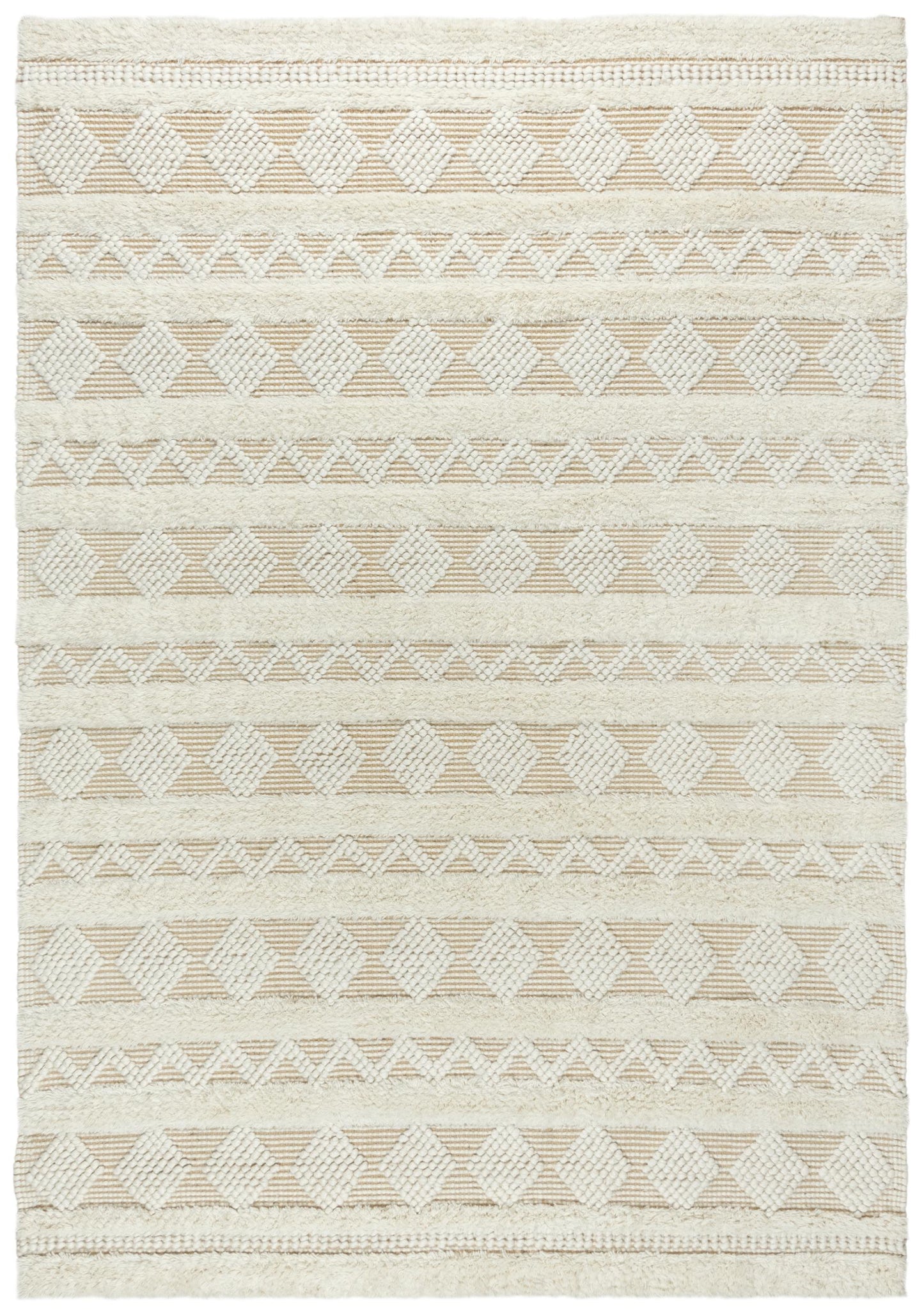 Kerala A12991 Beige Hand-Woven Rug - Rizzy
