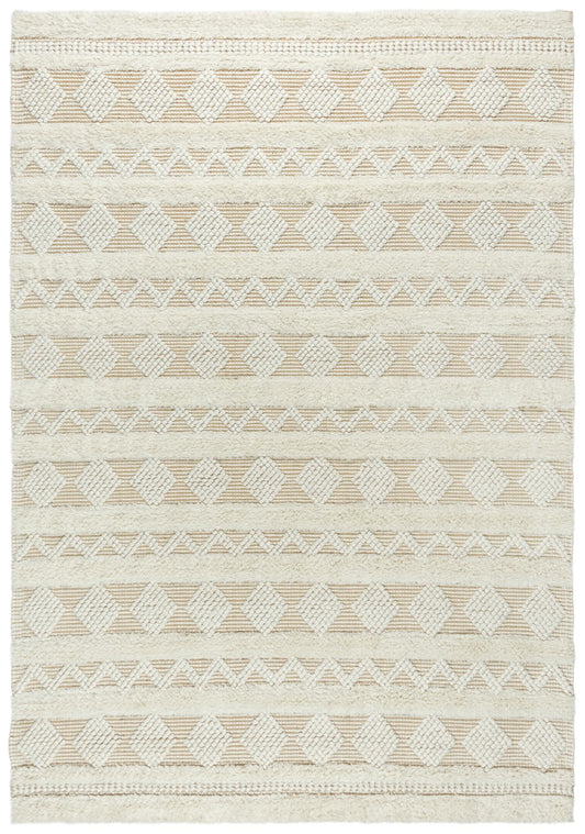 Kerala A12991 Beige Hand-Woven Rug - Rizzy