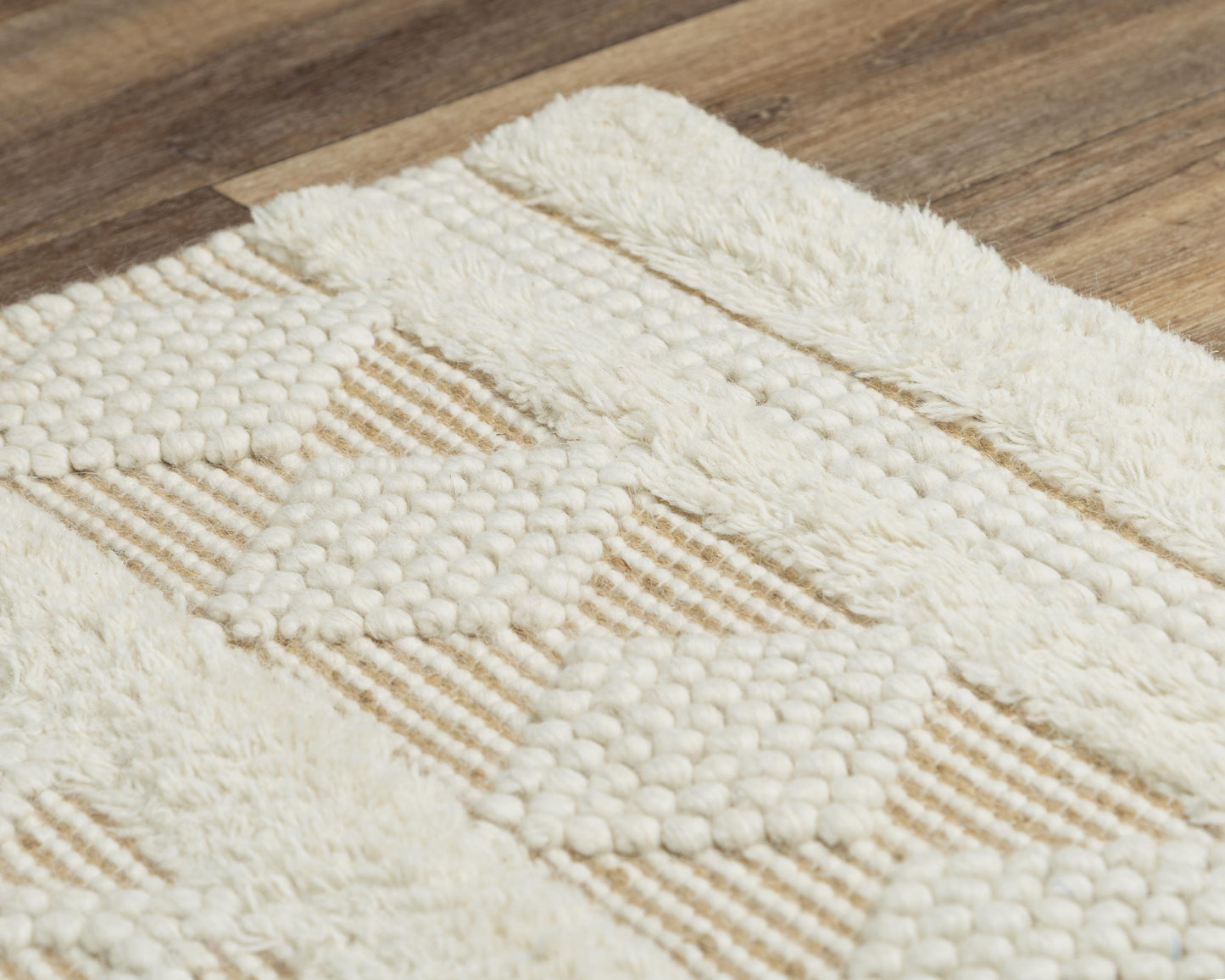 Kerala A12991 Beige Hand-Woven Rug - Rizzy
