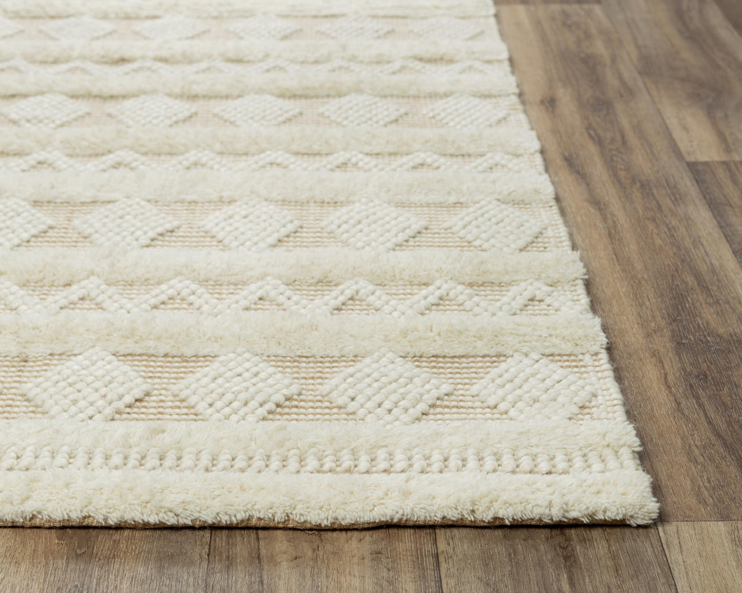 Kerala A12991 Beige Hand-Woven Rug - Rizzy