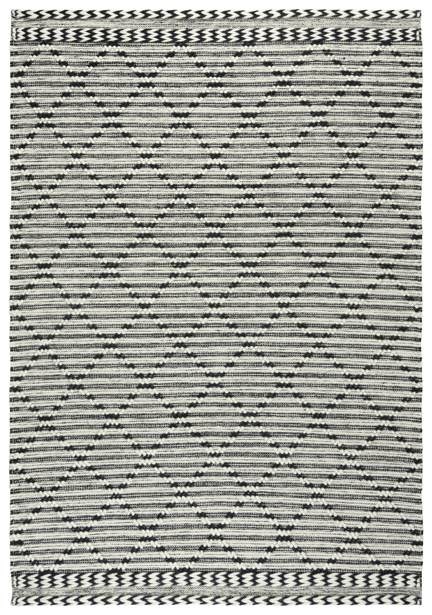 Kerala A12993 Black Hand-Woven Rug - Rizzy