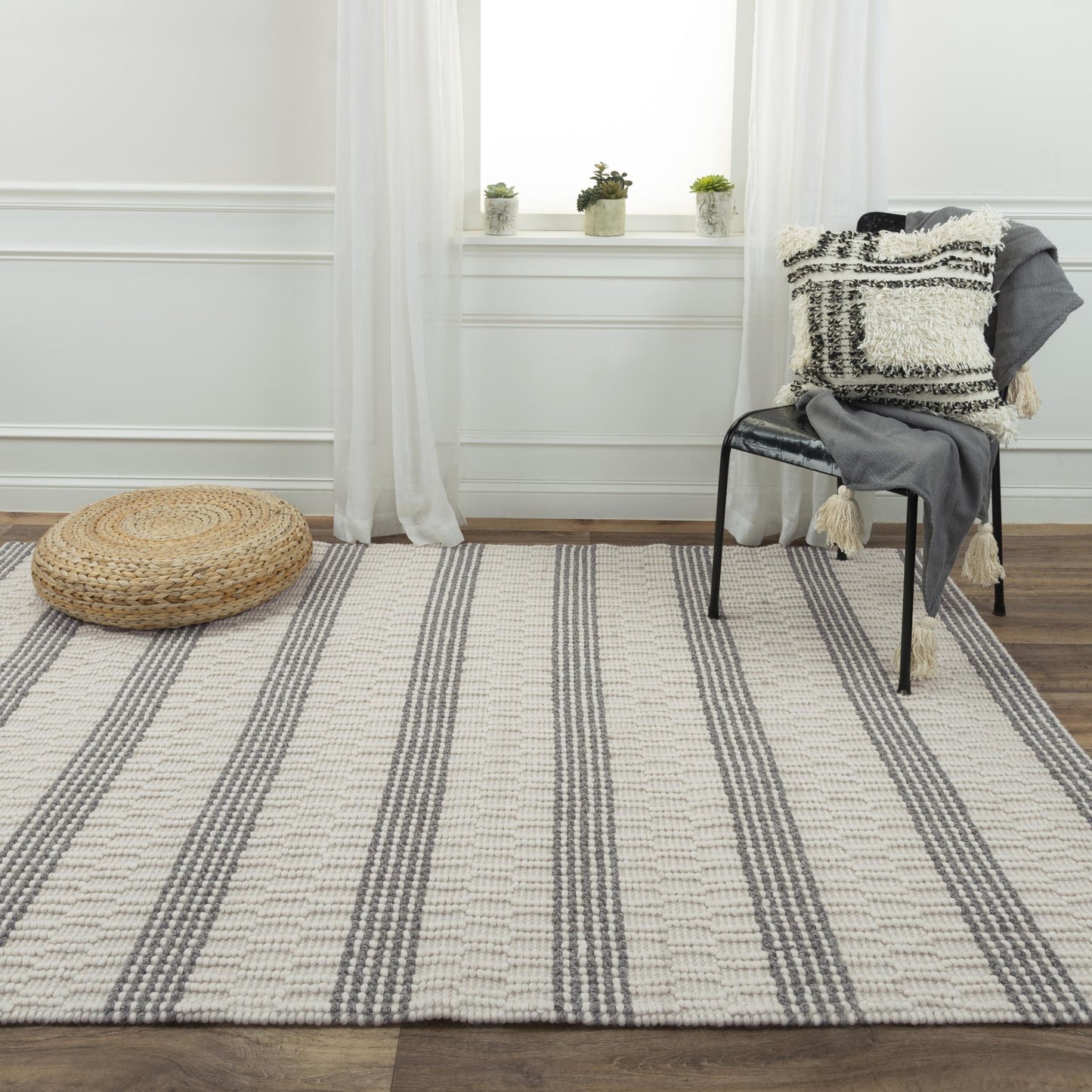 Kerala A12994 Beige Hand-Woven Rug - Rizzy