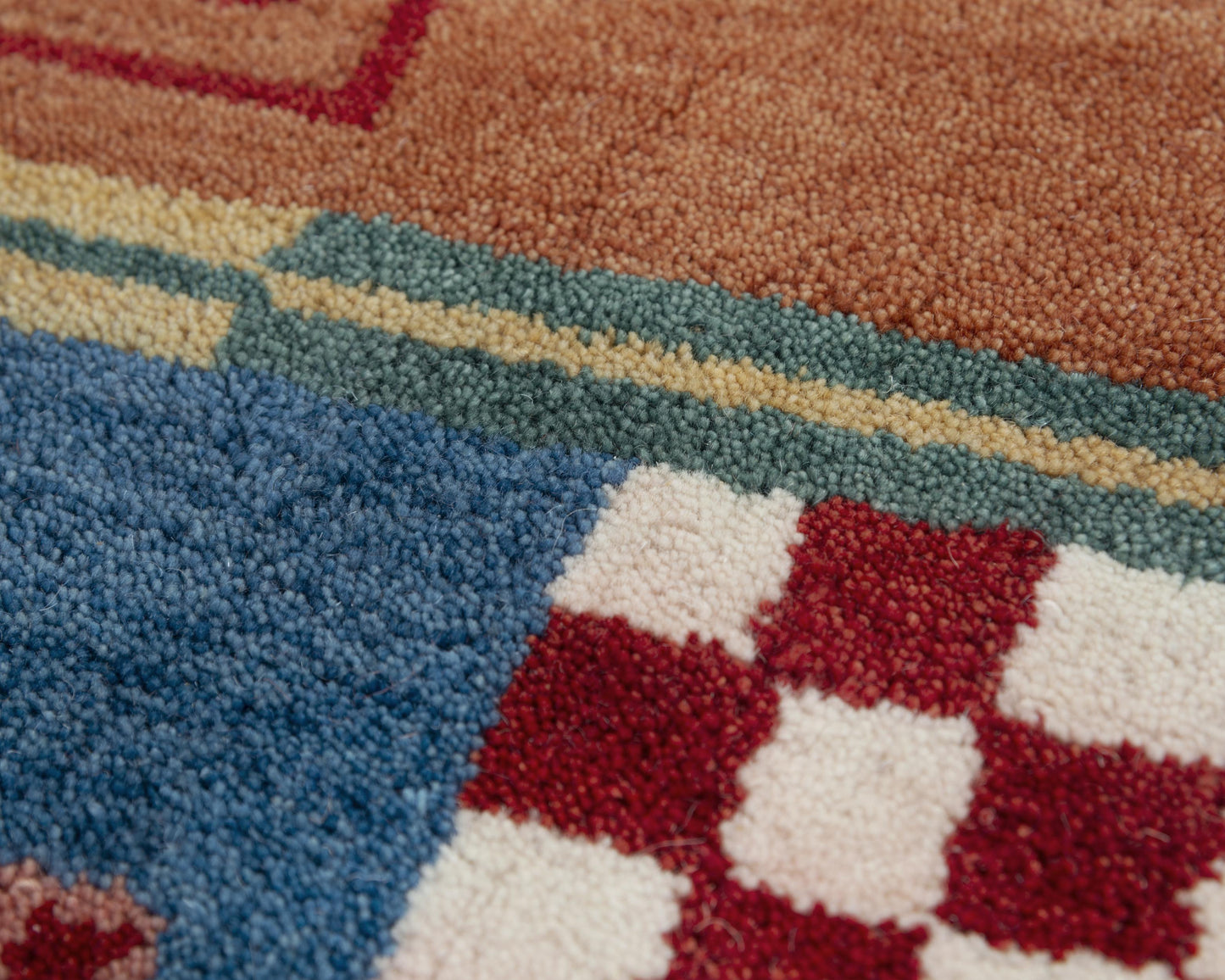 Nomad A14101 Blue Hand-Tufted Rug - Rizzy
