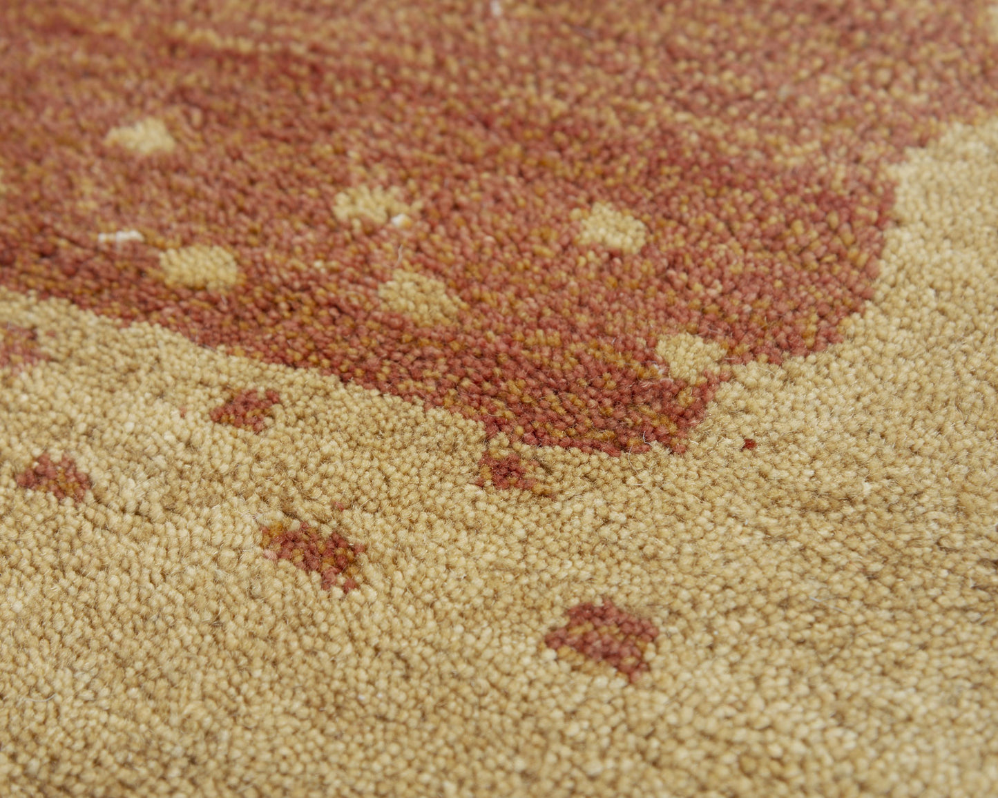 Nomad A14102 Red/Gold Hand-Tufted Rug - Rizzy