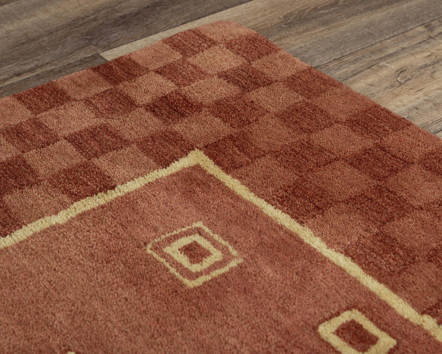 Nomad A14103 Red Hand-Tufted Rug - Rizzy