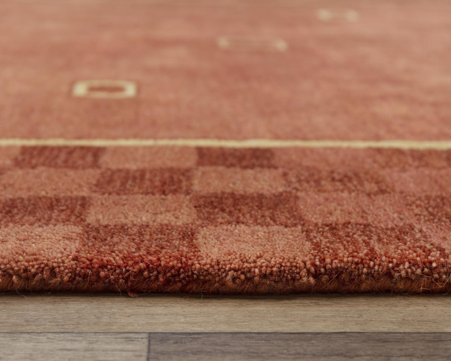 Nomad A14103 Red Hand-Tufted Rug - Rizzy
