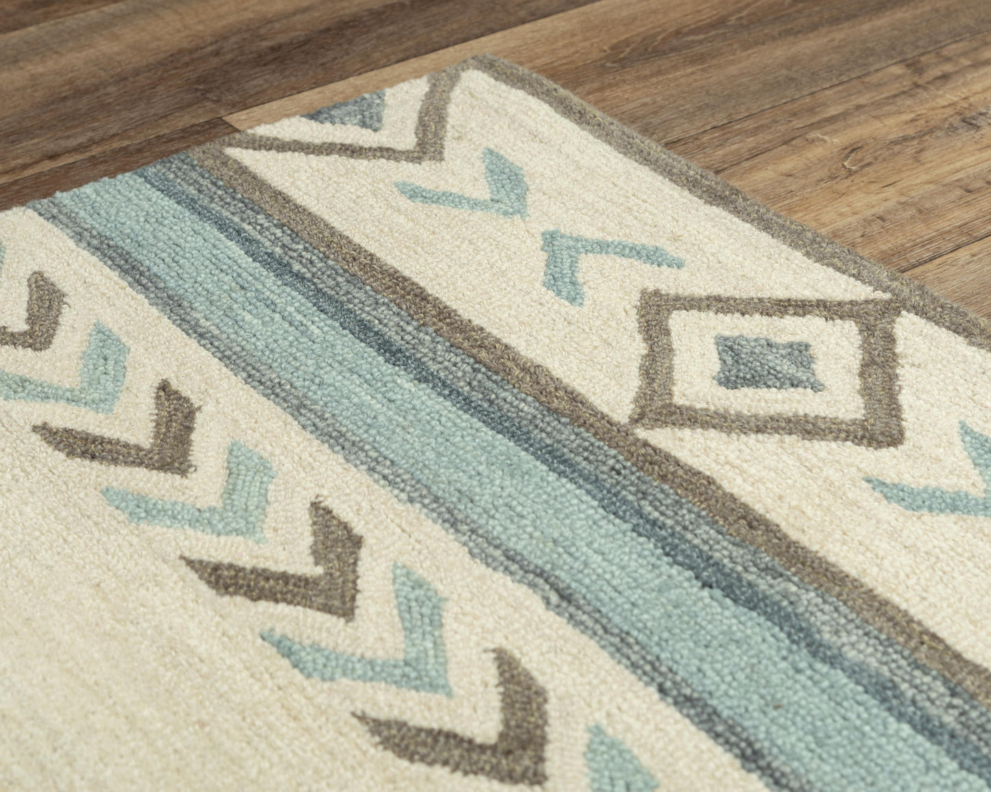 Sedona A15111 Ivory Hand-Tufted Rug - Rizzy