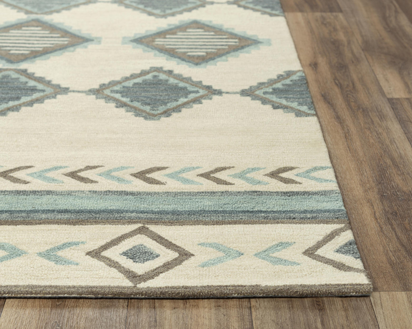 Sedona A15111 Ivory Hand-Tufted Rug - Rizzy