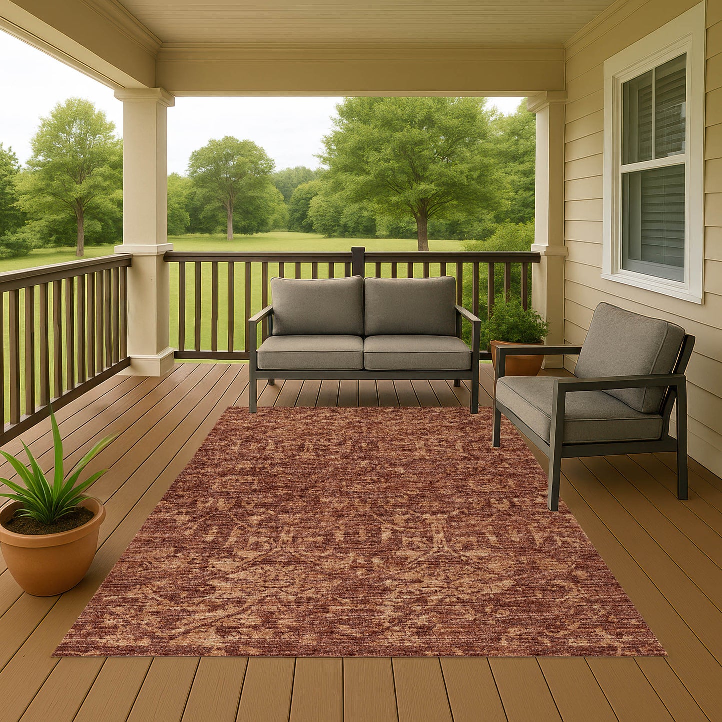 Machine Made Aberdeen AB1 Canyon - Dalyn Rugs