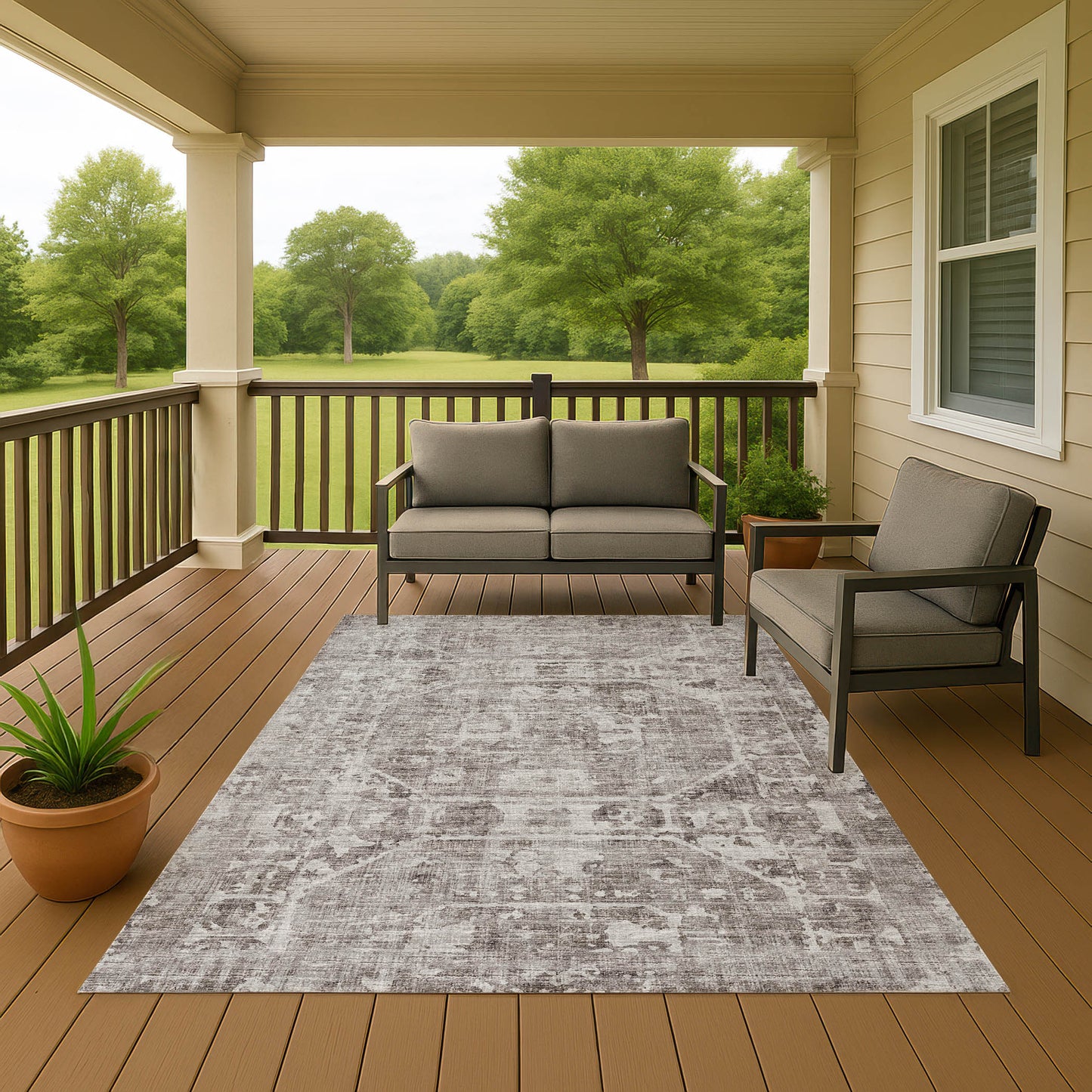 Machine Made Aberdeen AB2 Coffee - Dalyn Rugs
