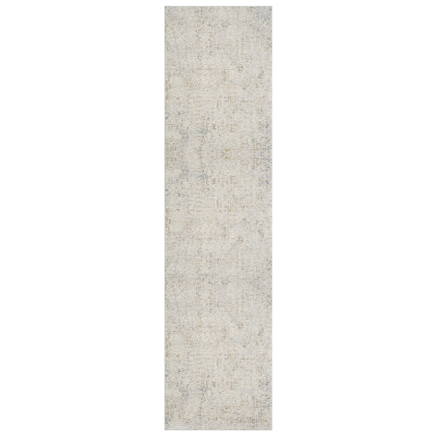 Allure-82465 Modern Power-Loomed Light Gray/Ivory Cotton Indoor Area Rug - LR Home