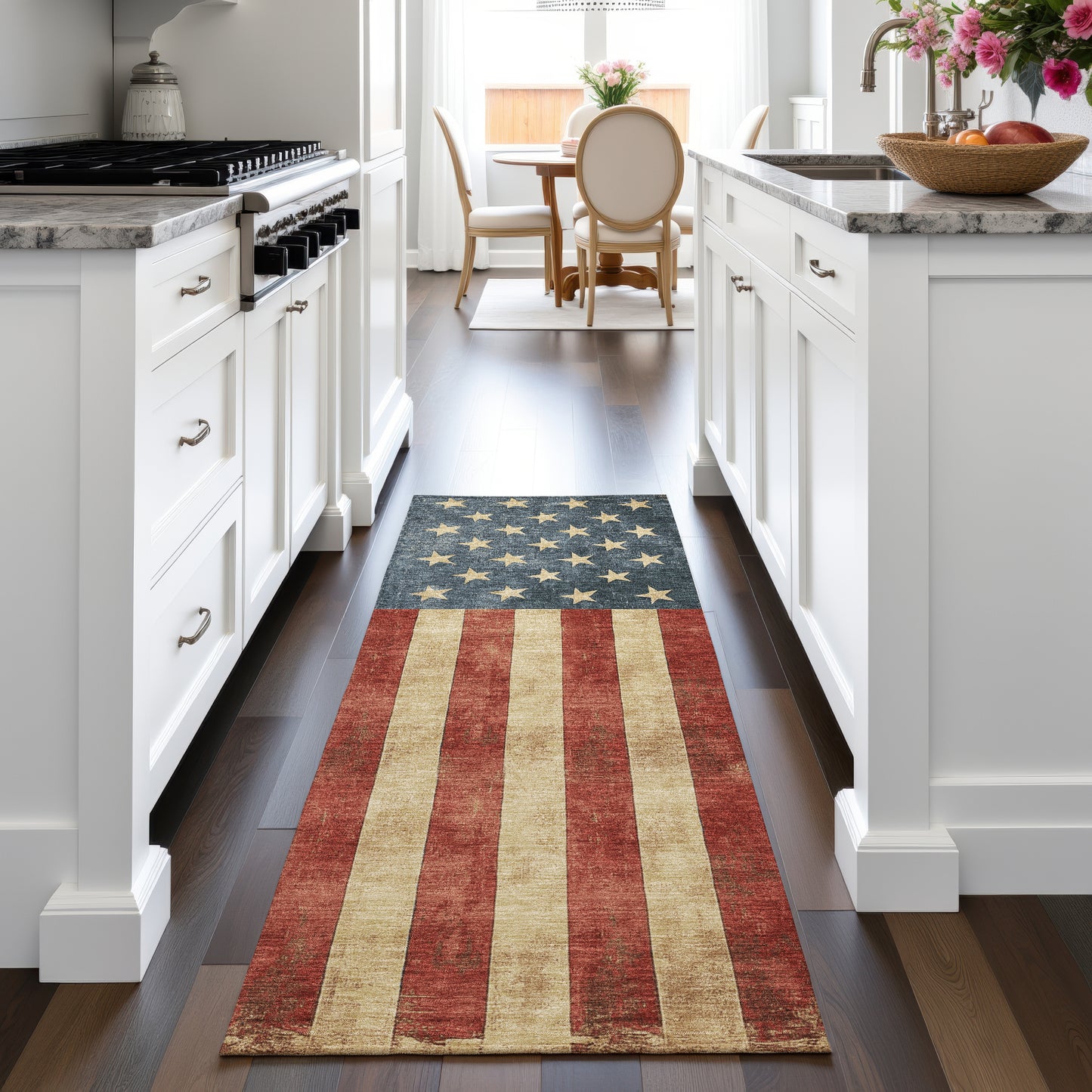 Machine Made Americana AM1 Red - Dalyn Rugs