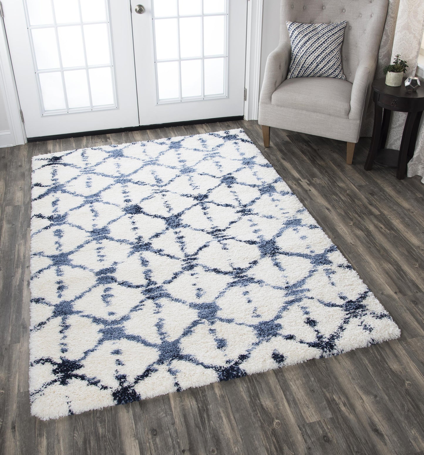 Adana AN697A Ivory Machine-Made Rug - Rizzy