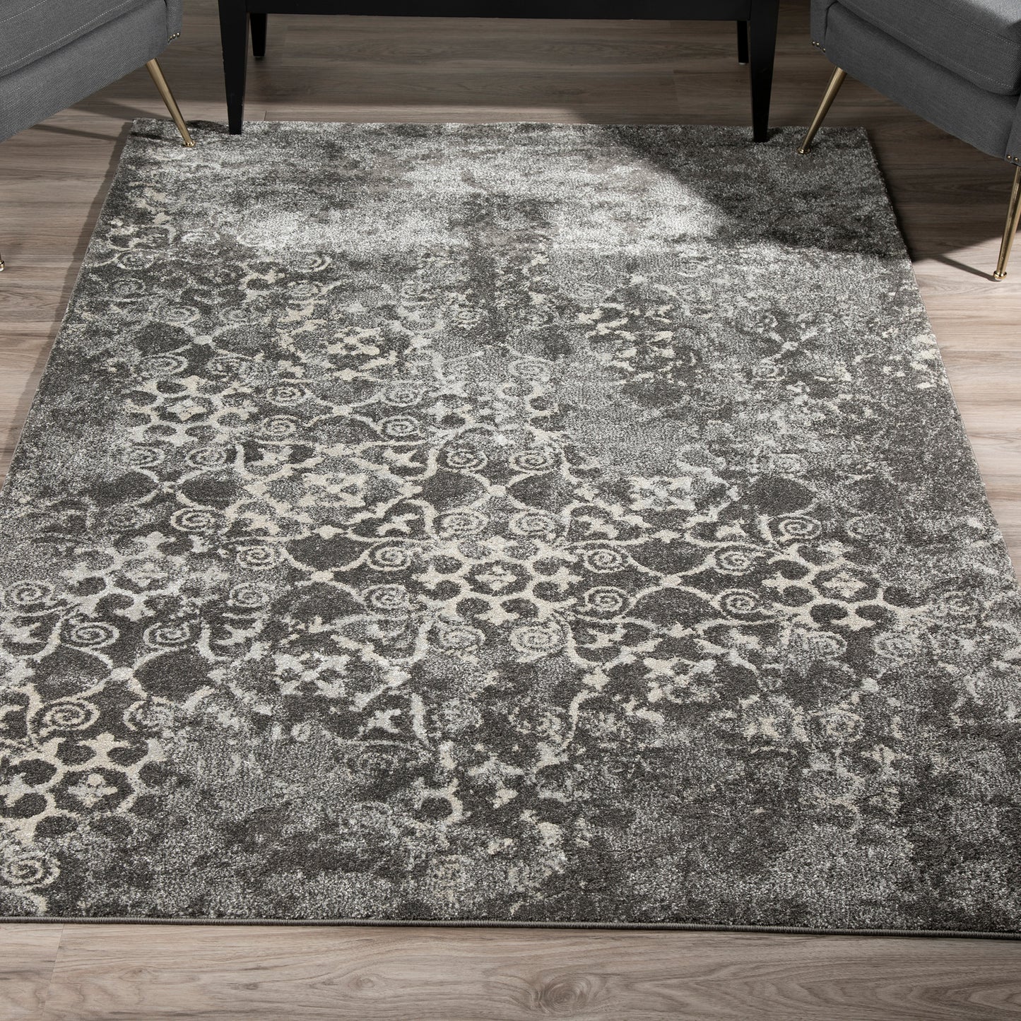 Machine Made Antigua AN6 Gray - Dalyn Rugs