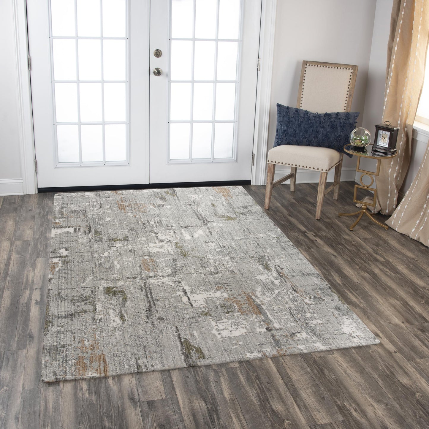 Ankara ANK734 Gray Hybrid Rug - Rizzy