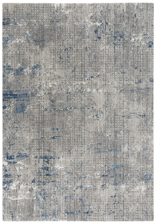 Ankara ANK735 Gray/Blue Hybrid Rug - Rizzy