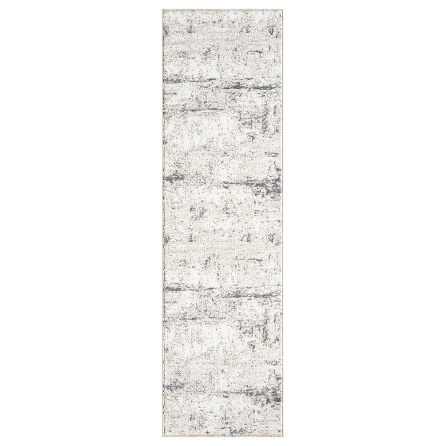 Antalya-82610 Modern Power-Loomed Ivory/Gray Cotton Indoor Area Rug - LR Home