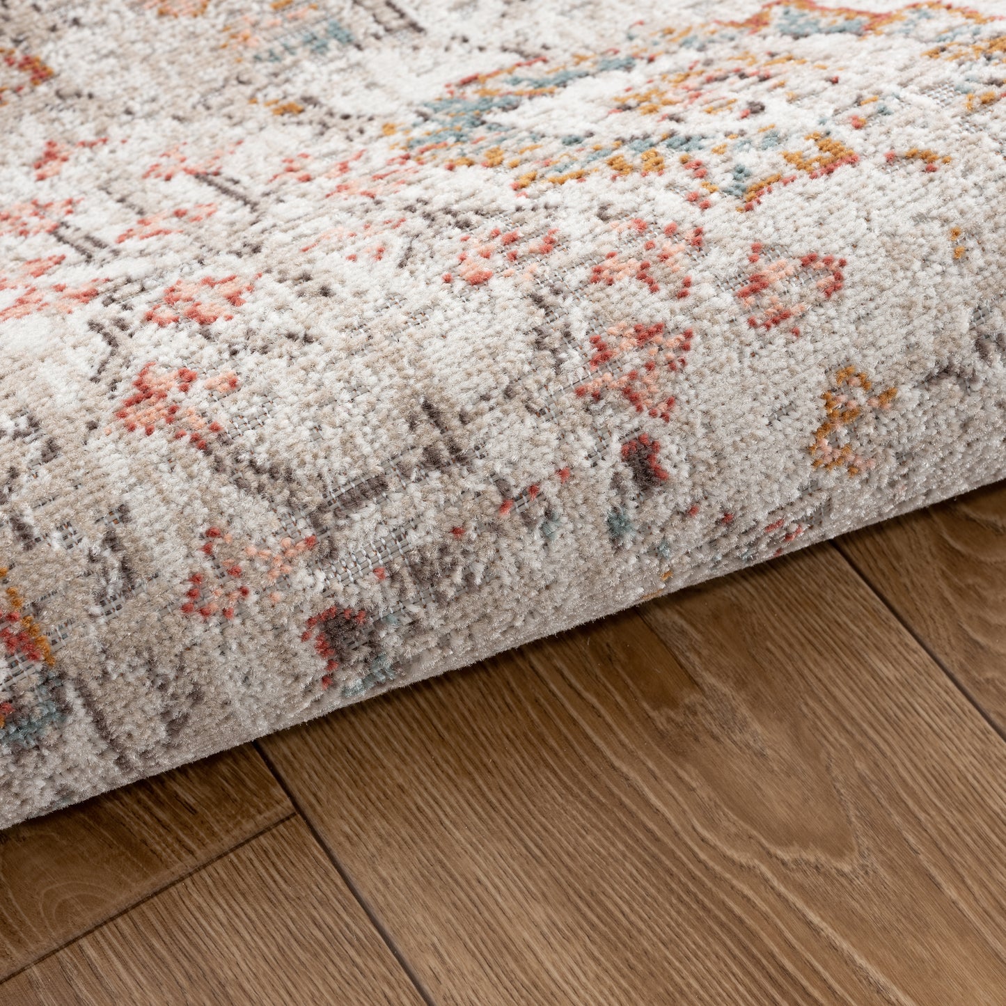 Antiquity-81452 Traditional Power-Loomed Beige Polypropylene Indoor/Outdoor Area Rug - LR Home